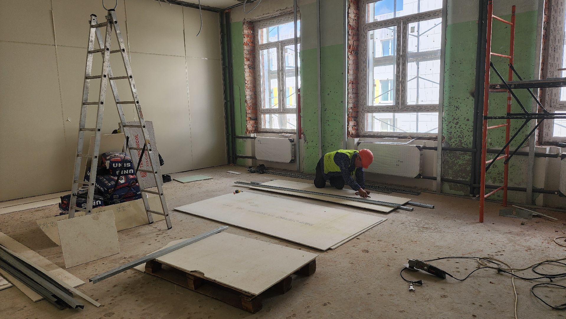 солнечногорск, микрорайон поварово, капремонт,школа, строительство,