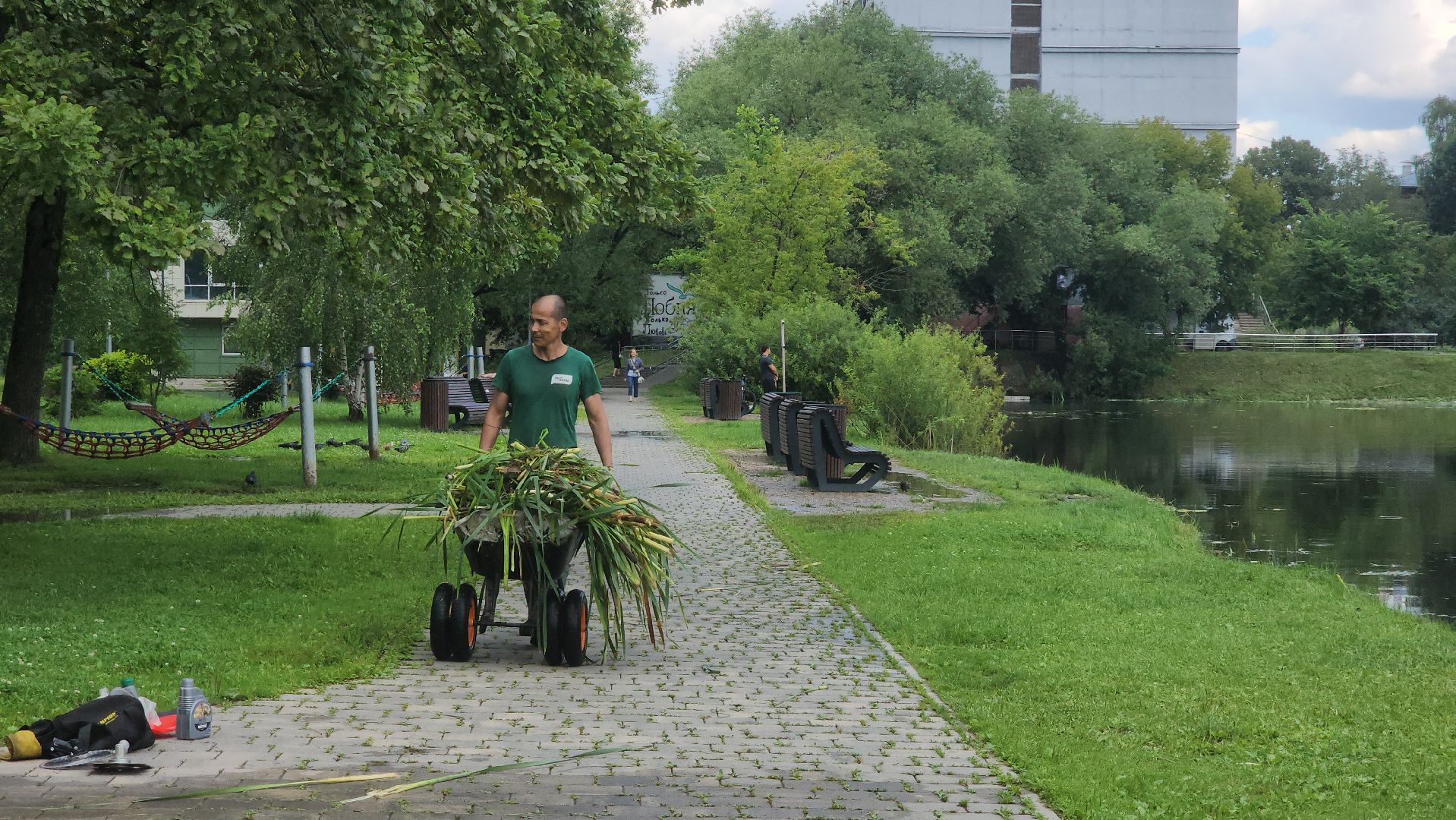 Очистка водоема , Благоустройство пруда, санитарная очистка пруда, Санитарно-экологическая очистка водоема, Лобня,