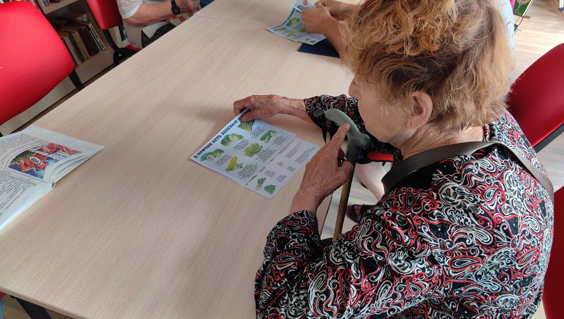 школа здоровья, лекция, овощи, зелень, грибы,