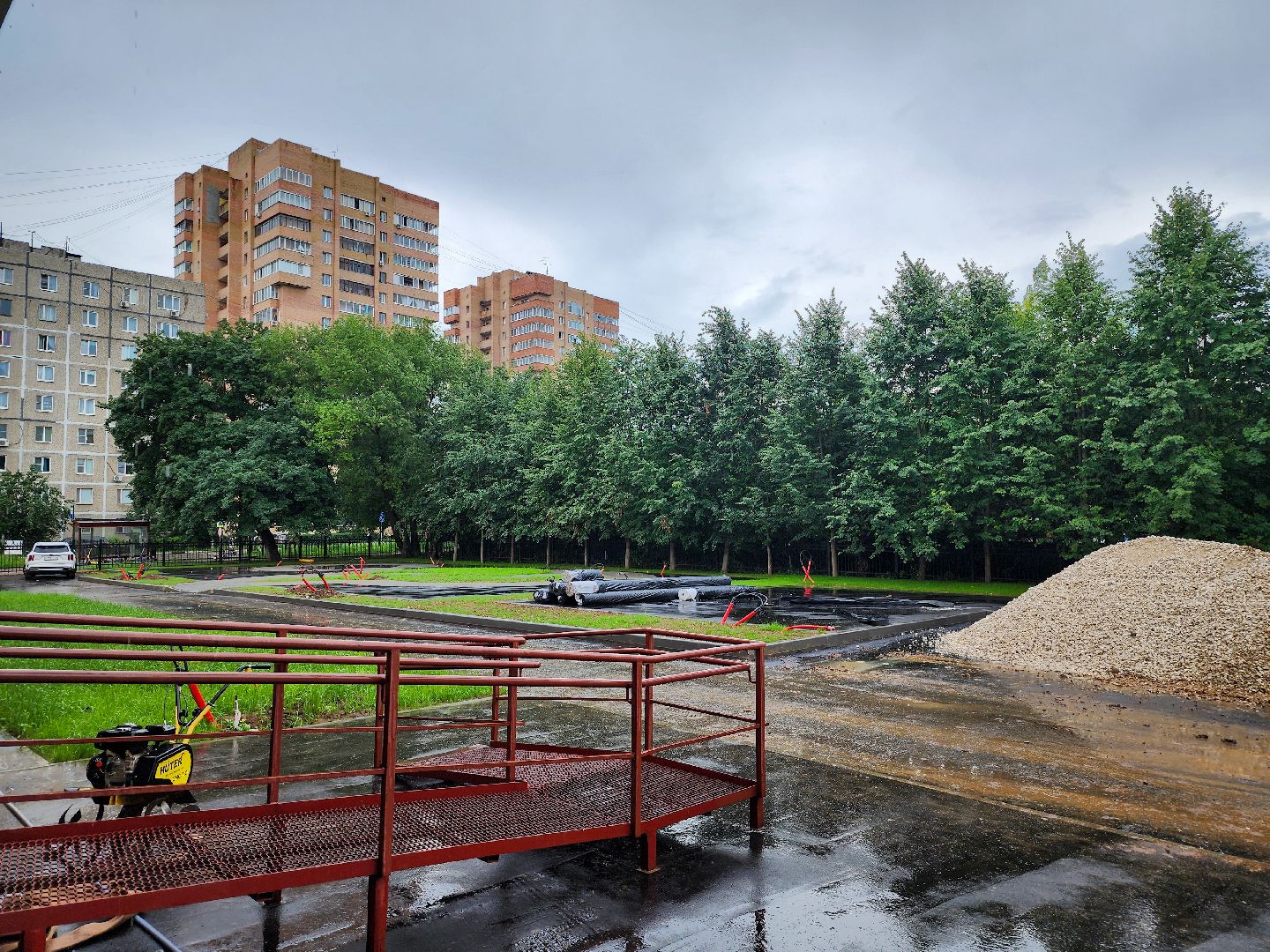Подольск, строительство, пристройка к школе, 29 школа,