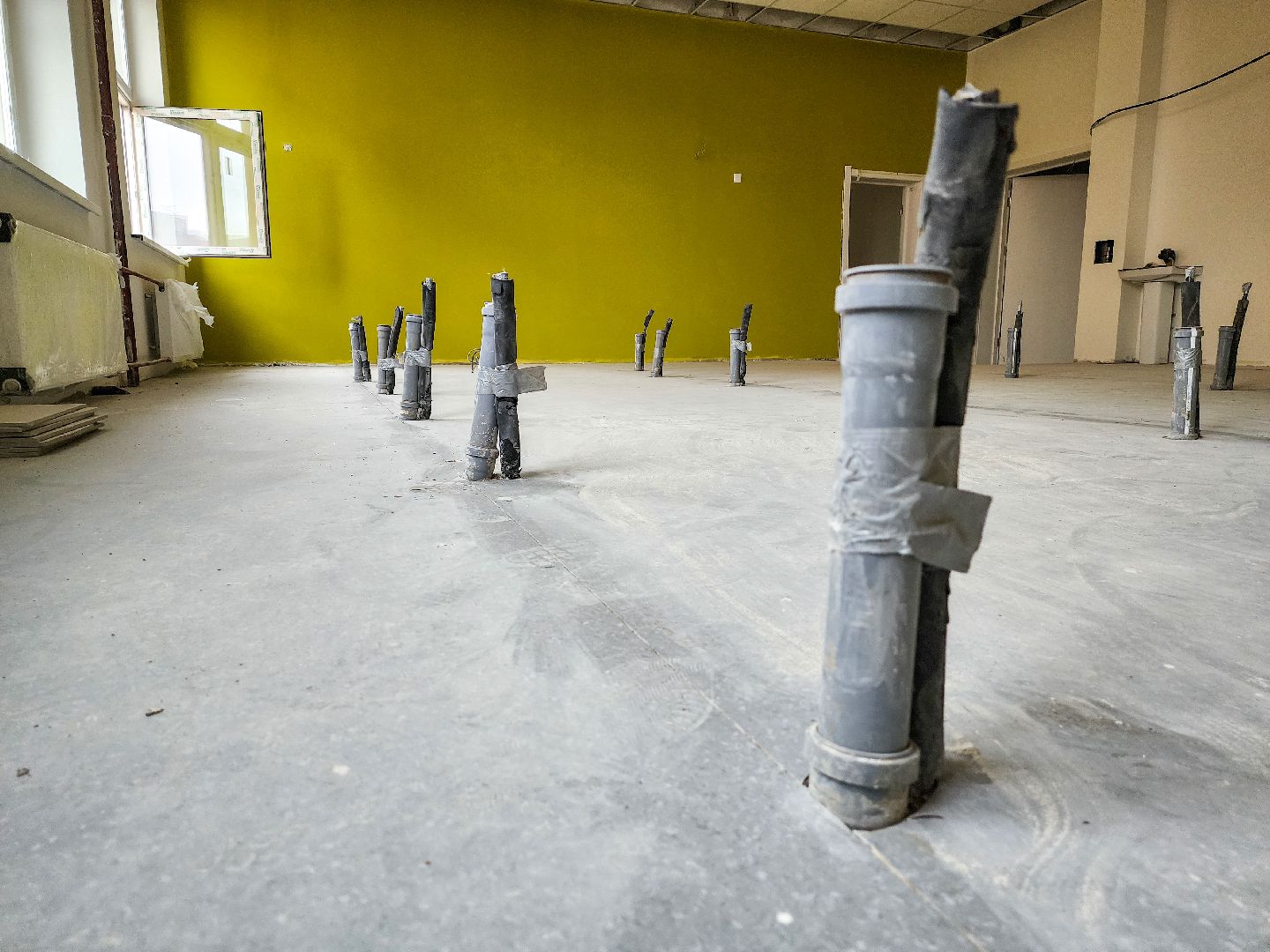 Подольск, строительство, пристройка к школе, 29 школа,