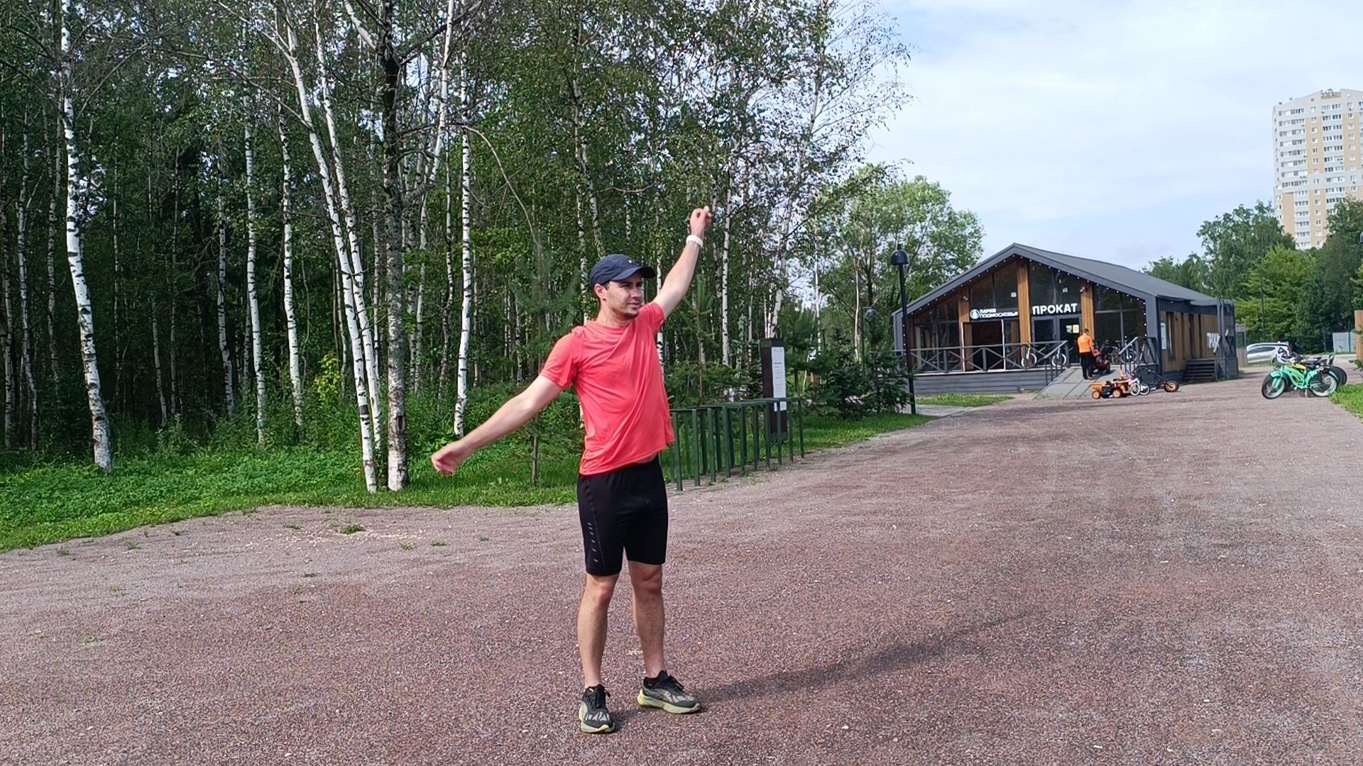 бег, спорт, лобня, лесопарк,