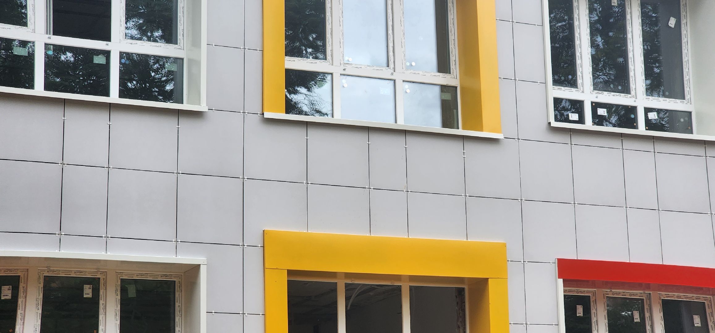 долгопрудный, капитальный ремонт, детский садик на октябрьской, фасадные работы, столбы освещения,