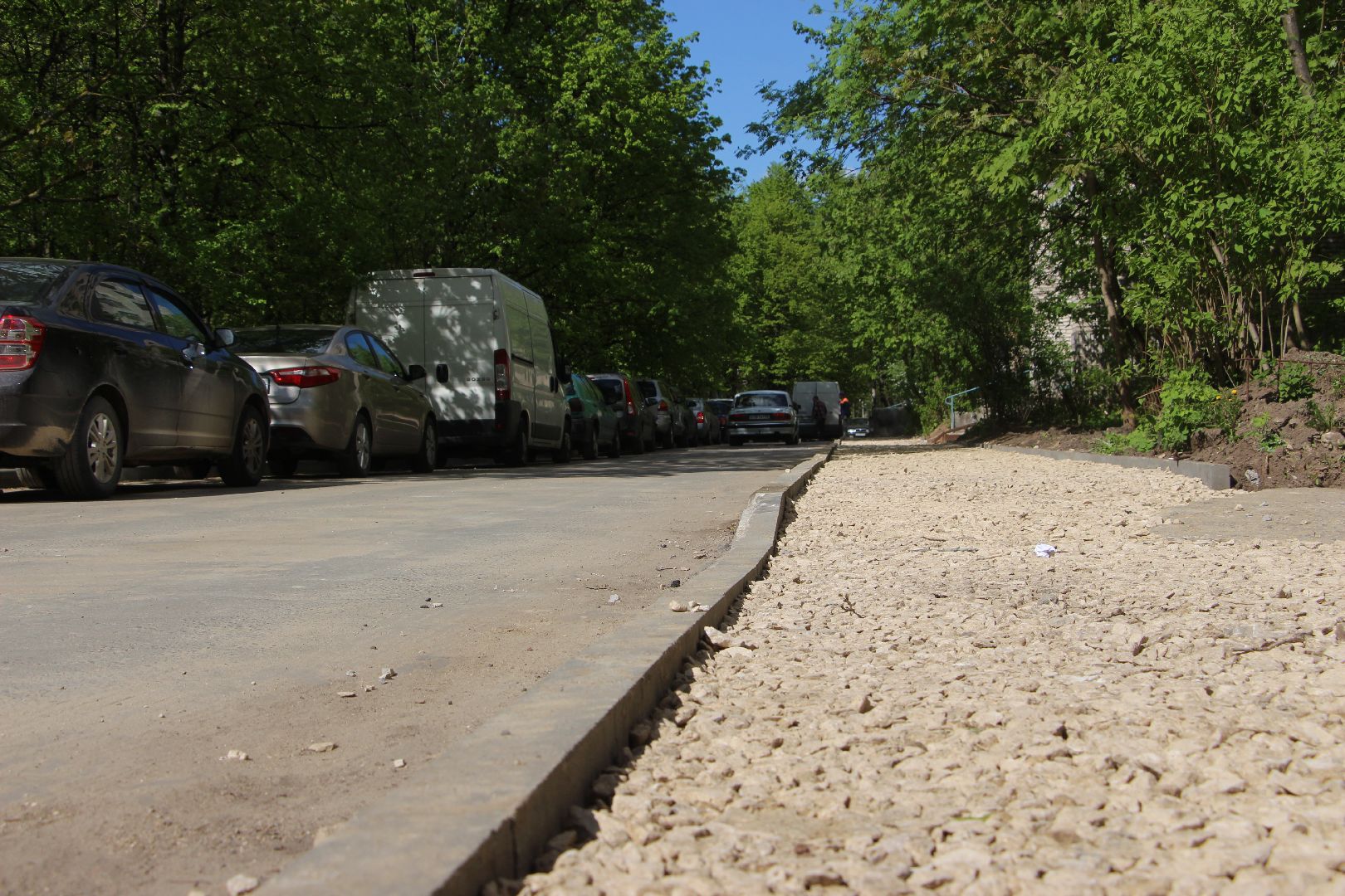 благоустройство, двор, Лесной бульвар, Протвино, пешеходная зона