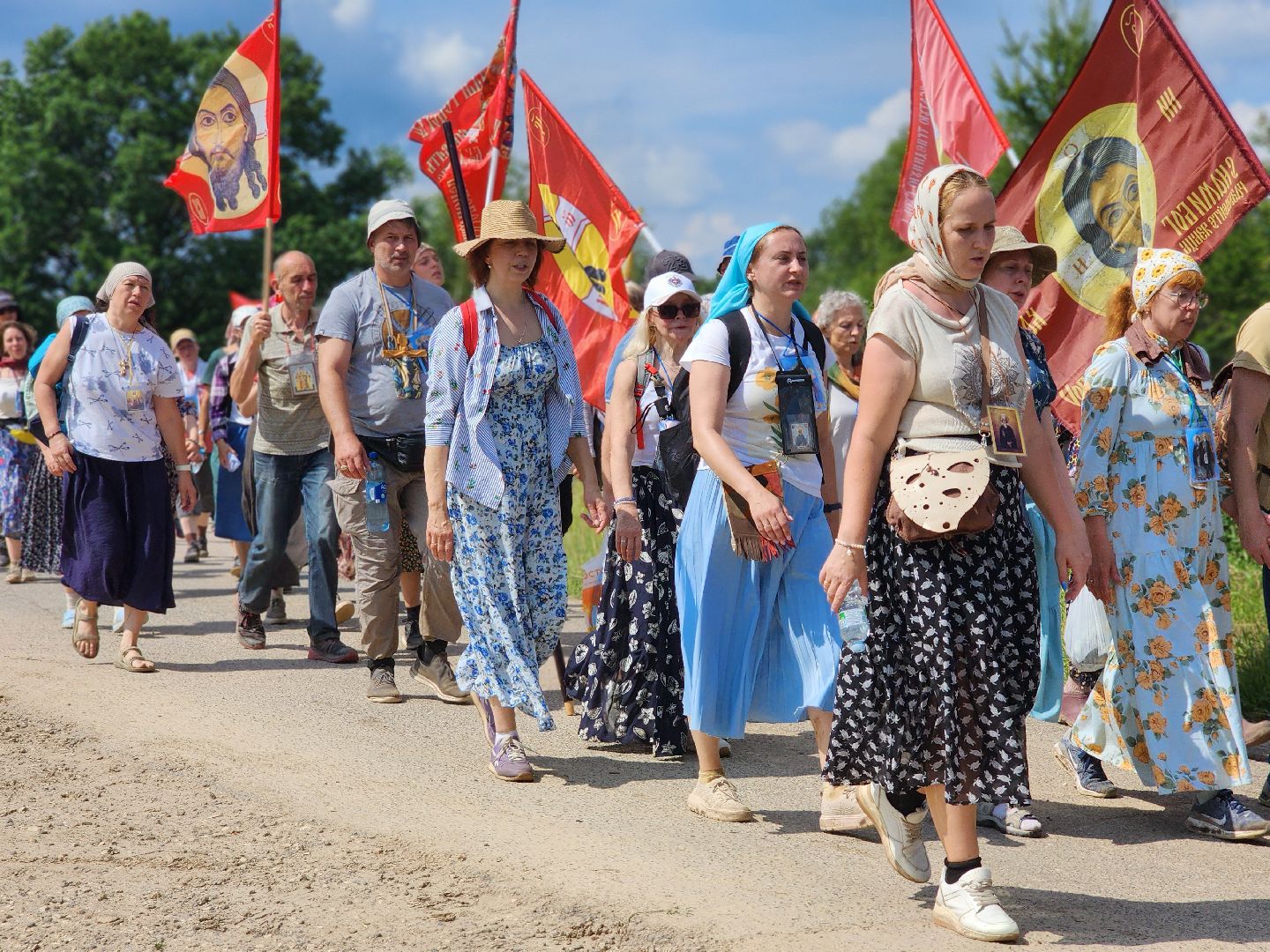 от государя к преподобному, крестный ход, троице-сергиева лавра,  покровский монастырь, мураново, обретение мощей, летний сергий, хотьково, сергиев посад,