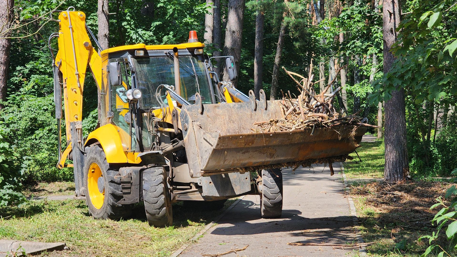протвино, комбинат благоустройства, уборка веток,