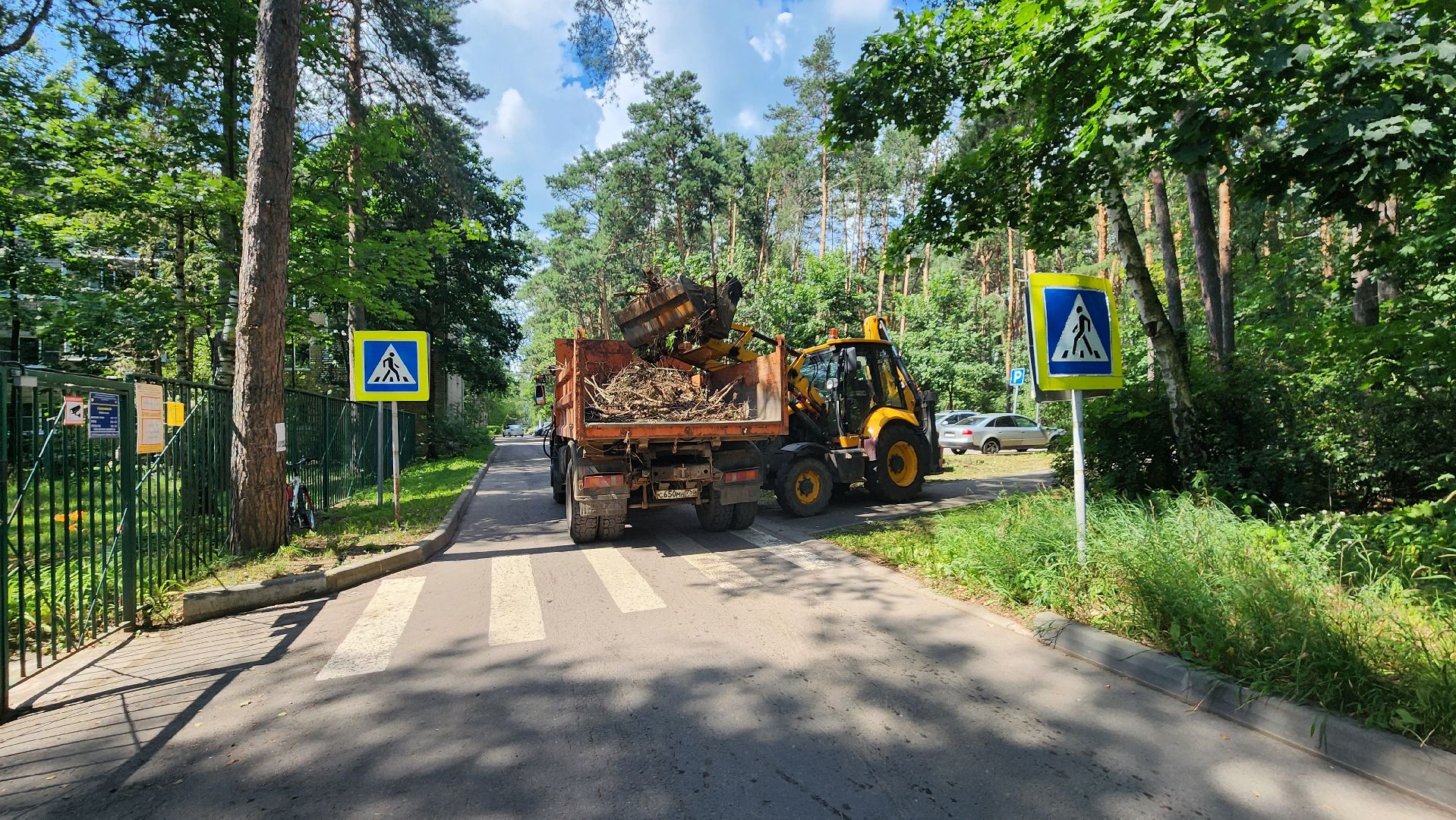 протвино, комбинат благоустройства, уборка веток,