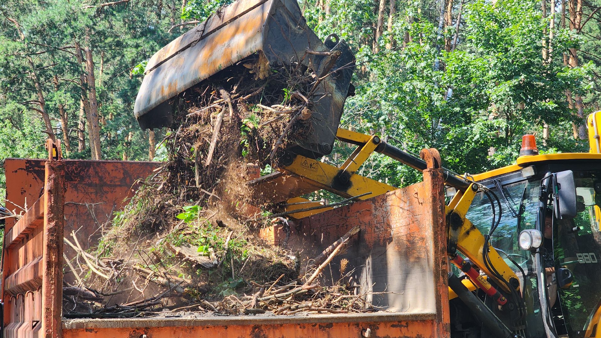 протвино, комбинат благоустройства, уборка веток,