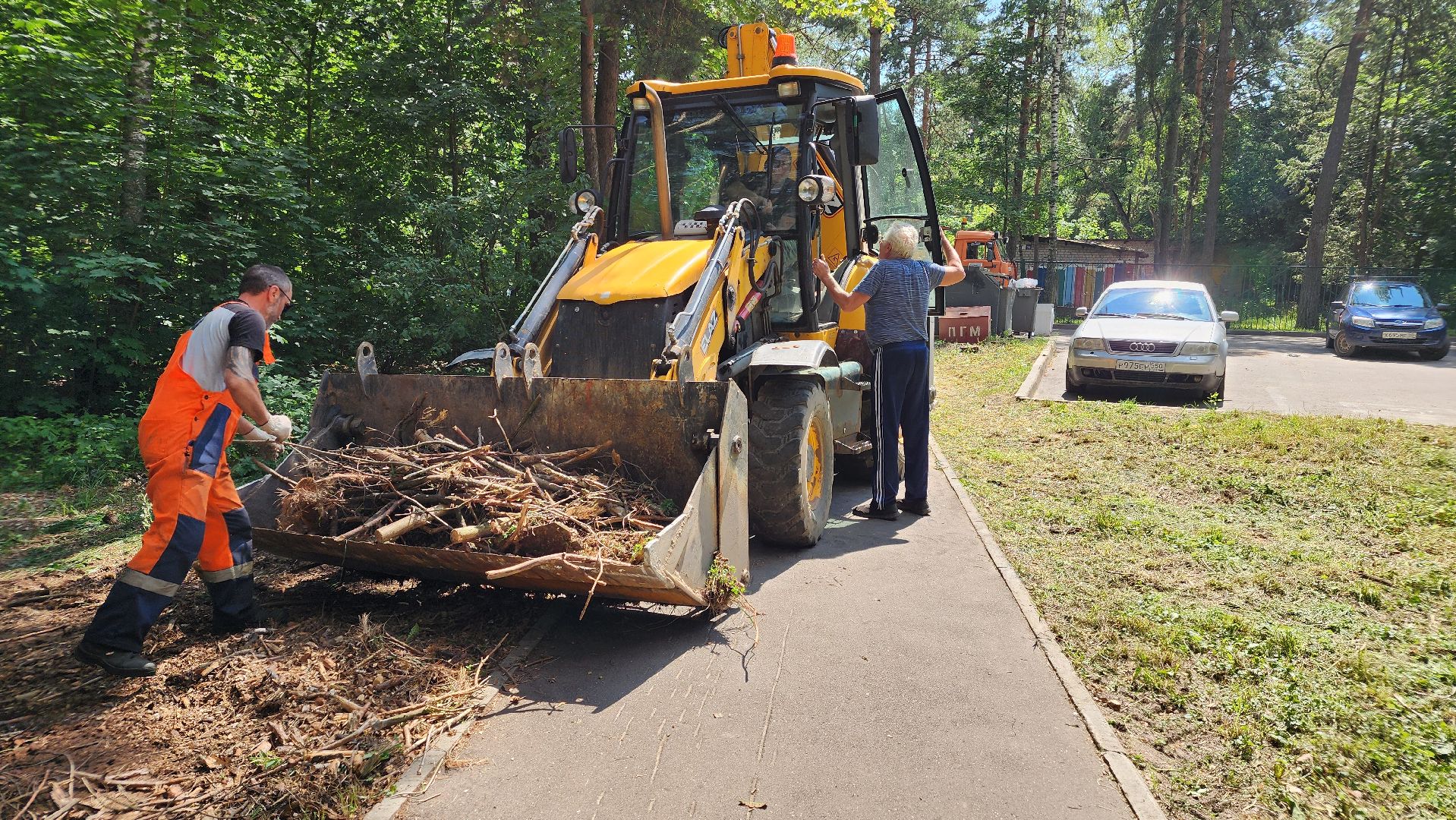 протвино, комбинат благоустройства, уборка веток,