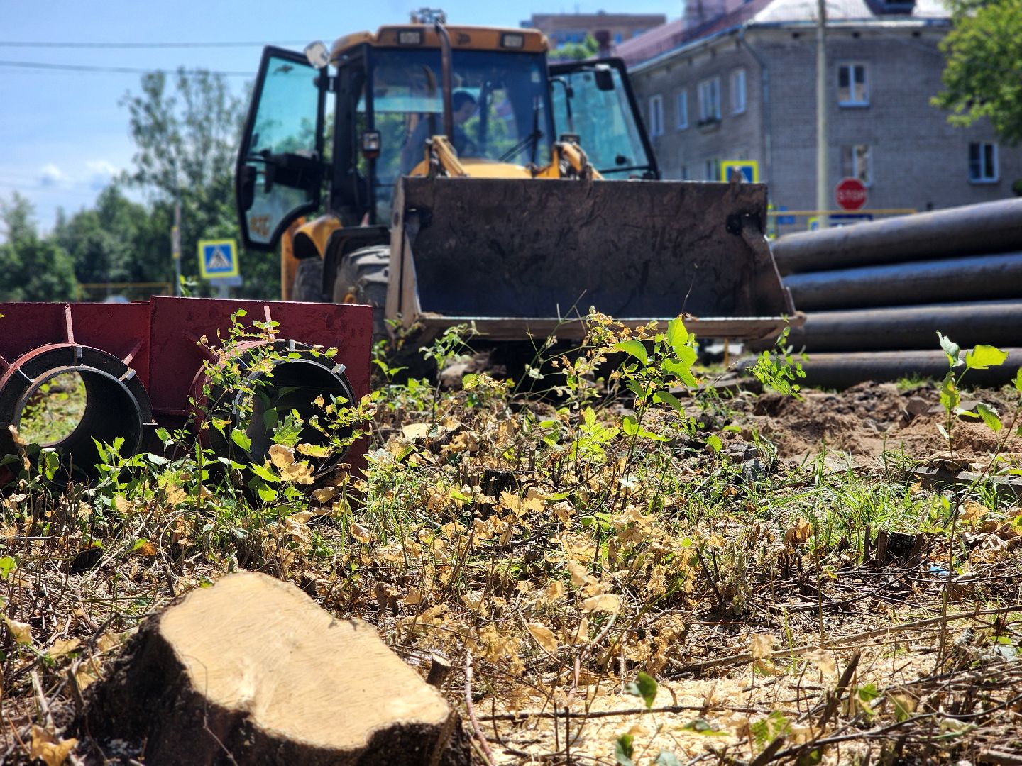 дубна, теплотрасса, замена труб,