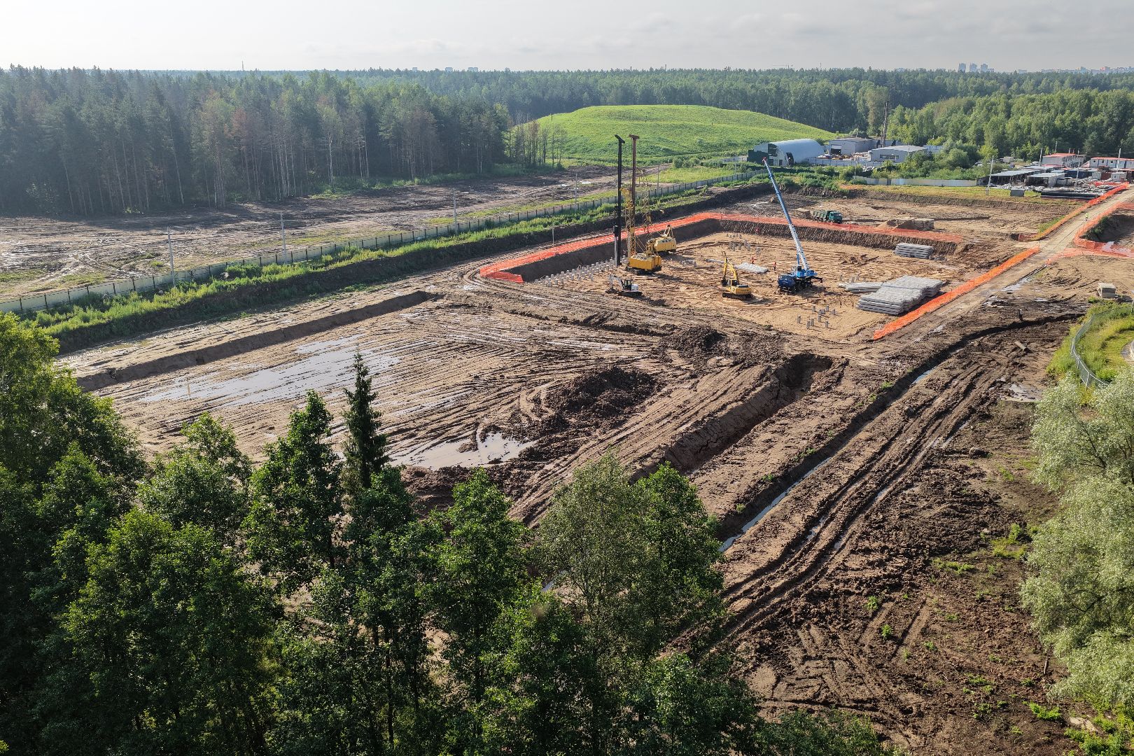 видео с коптера, экология дубна, очистные в дубне,