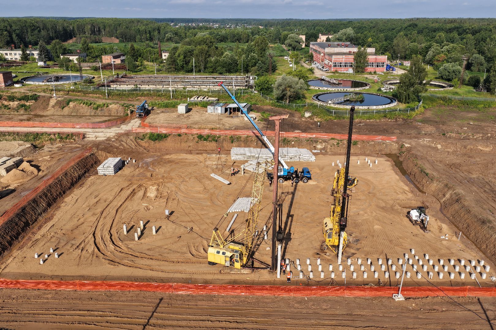 видео с коптера, экология дубна, очистные в дубне,
