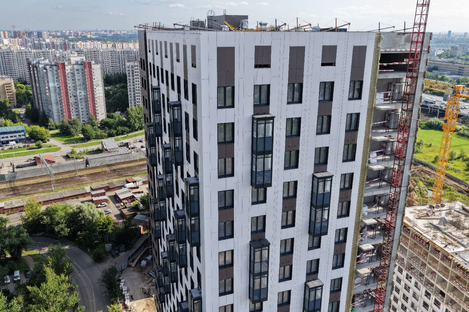 видео с коптера, жк EVO Реутов, строительство реутов,