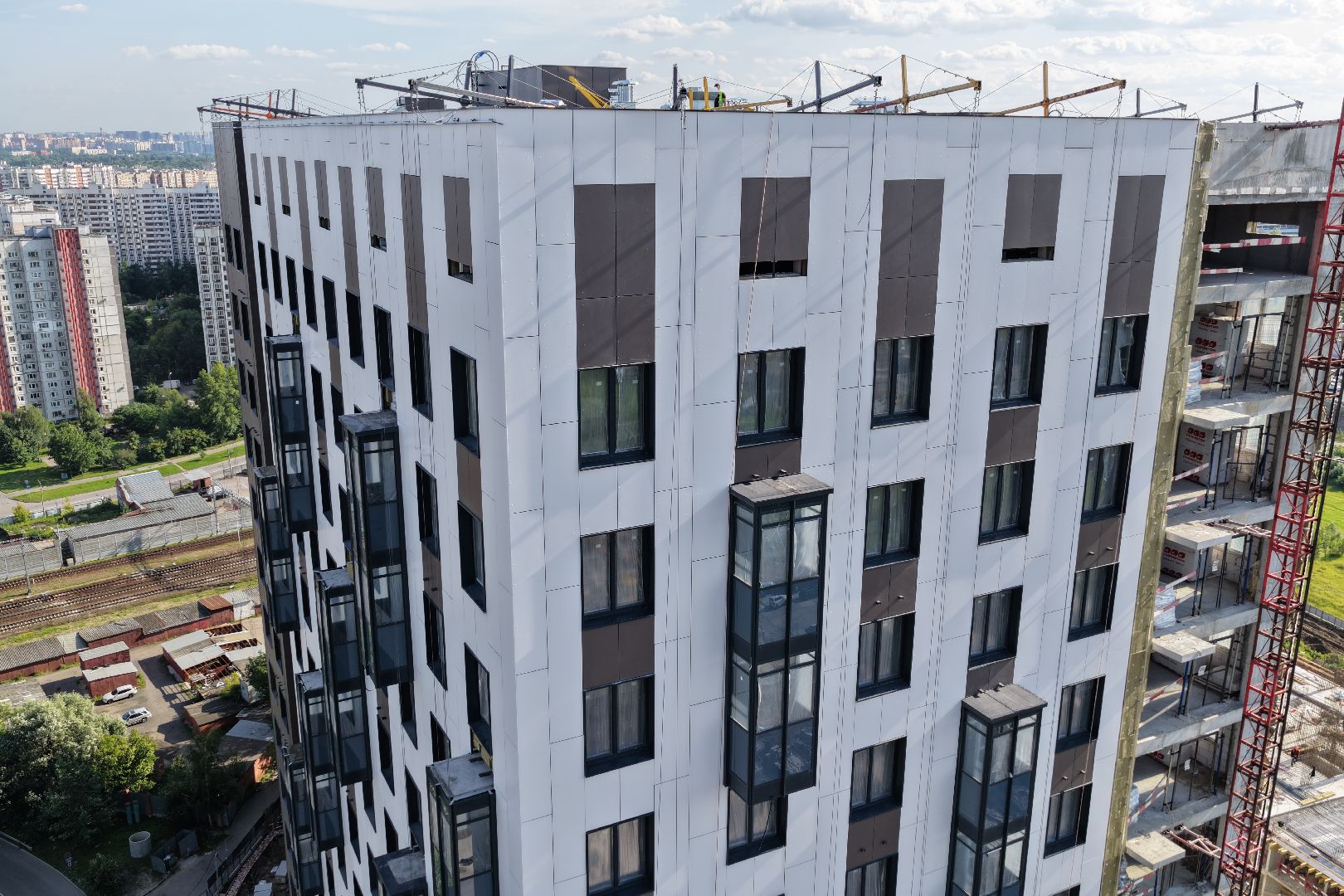 видео с коптера, жк EVO Реутов, строительство реутов,