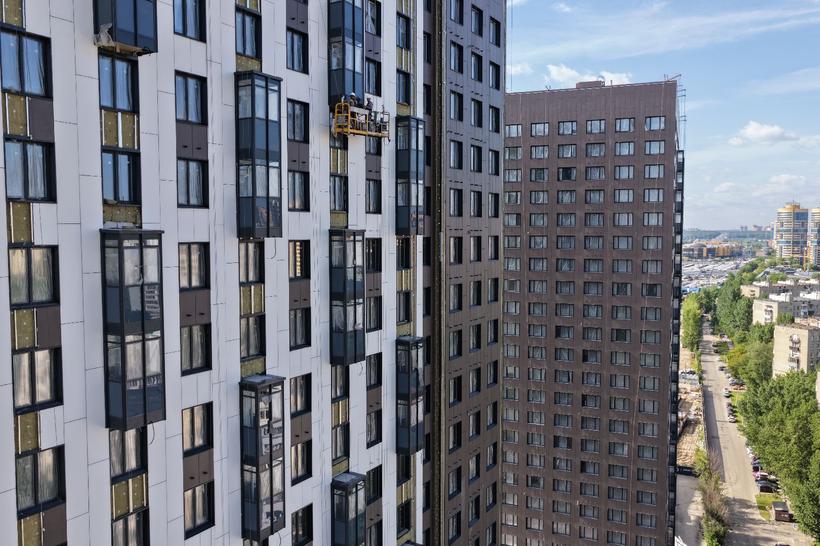 видео с коптера, жк EVO Реутов, строительство реутов,