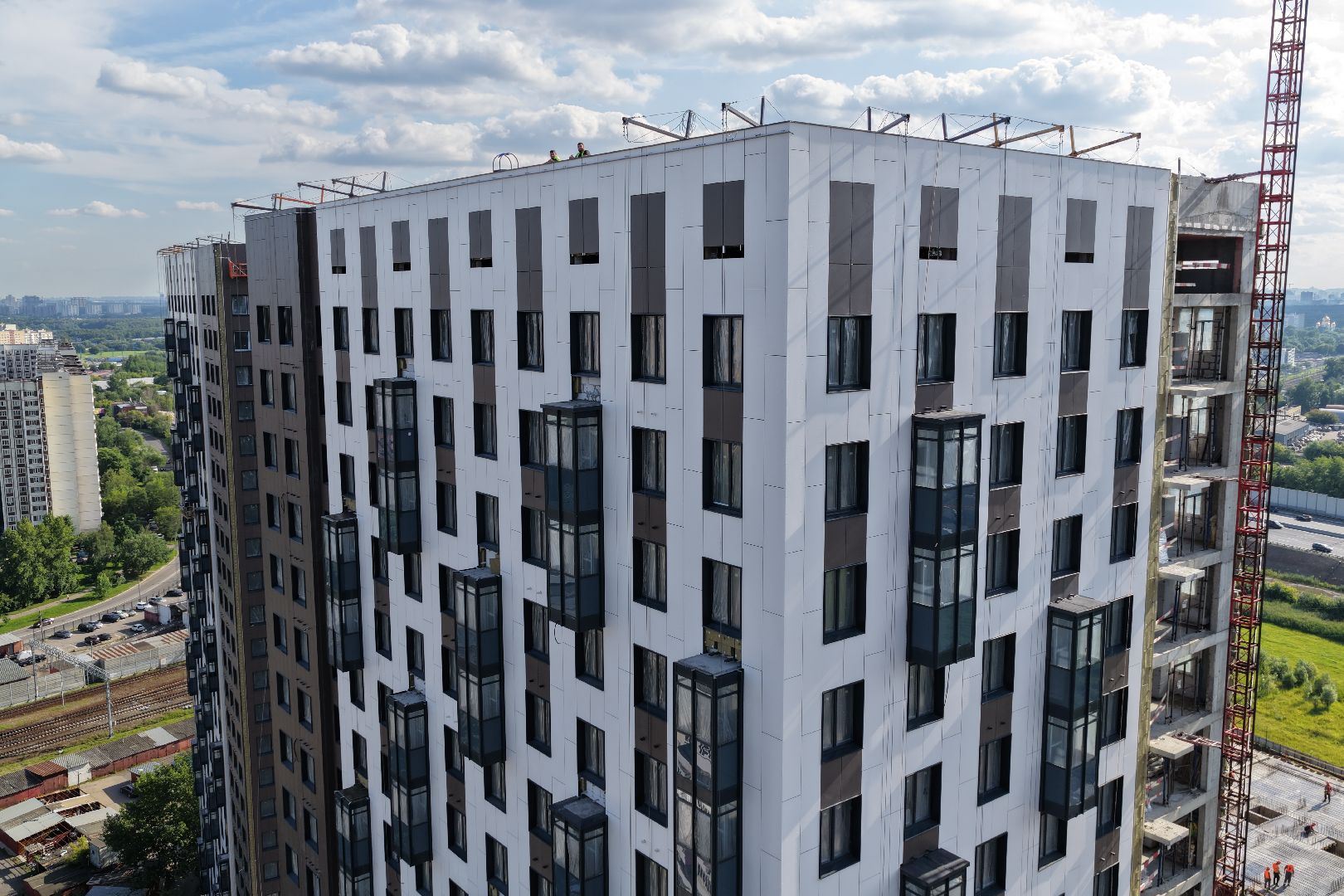 видео с коптера, жк EVO Реутов, строительство реутов,