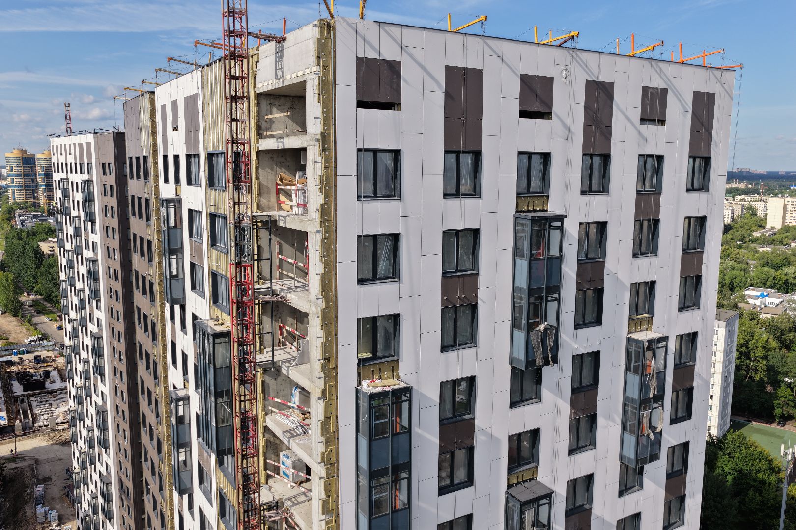 видео с коптера, жк EVO Реутов, строительство реутов,