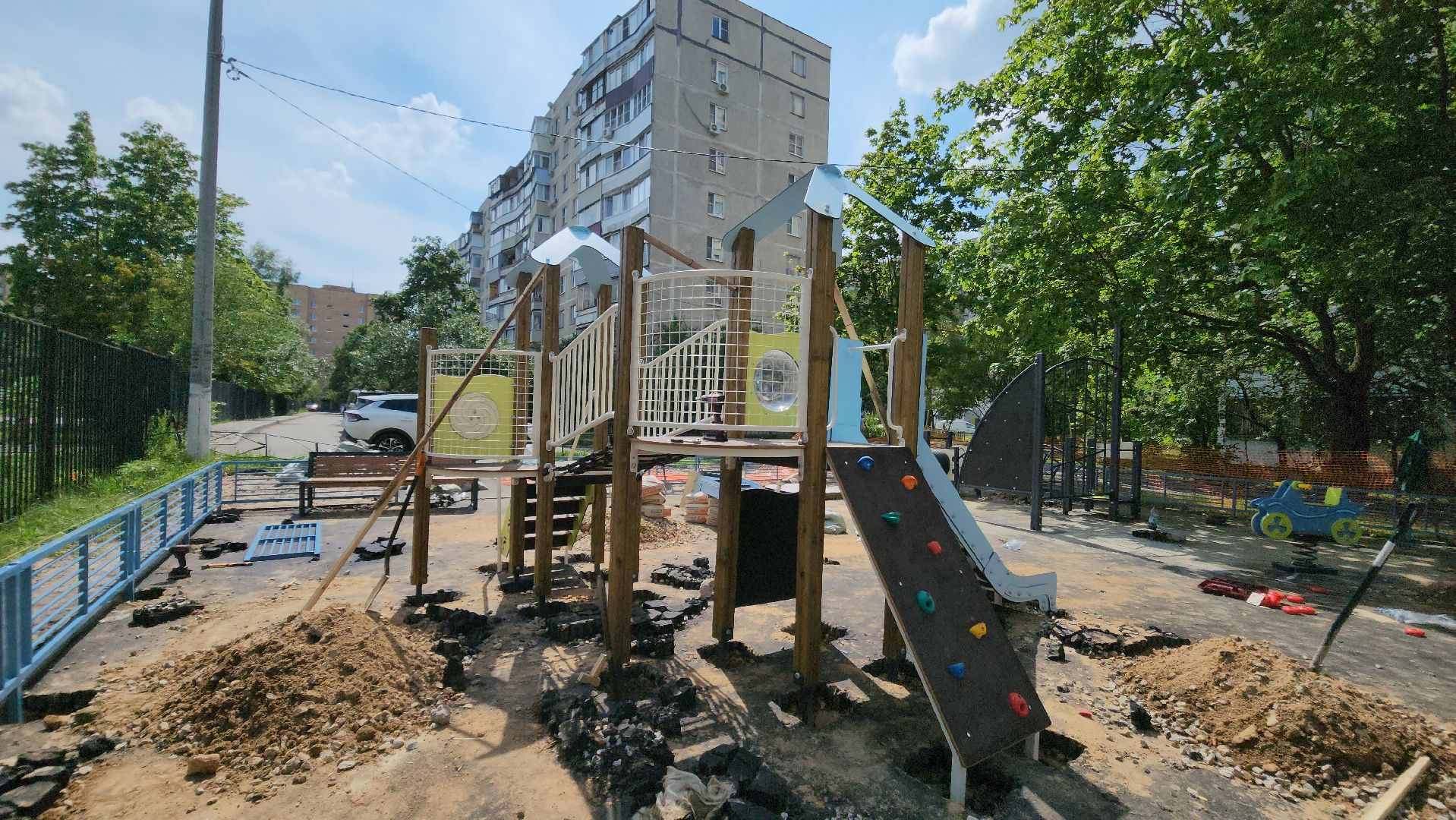 красногорск, детская площадка, благоустройство,