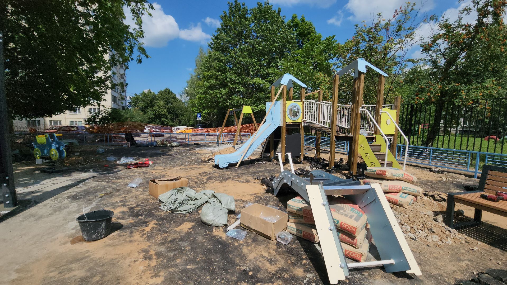 красногорск, детская площадка, благоустройство,