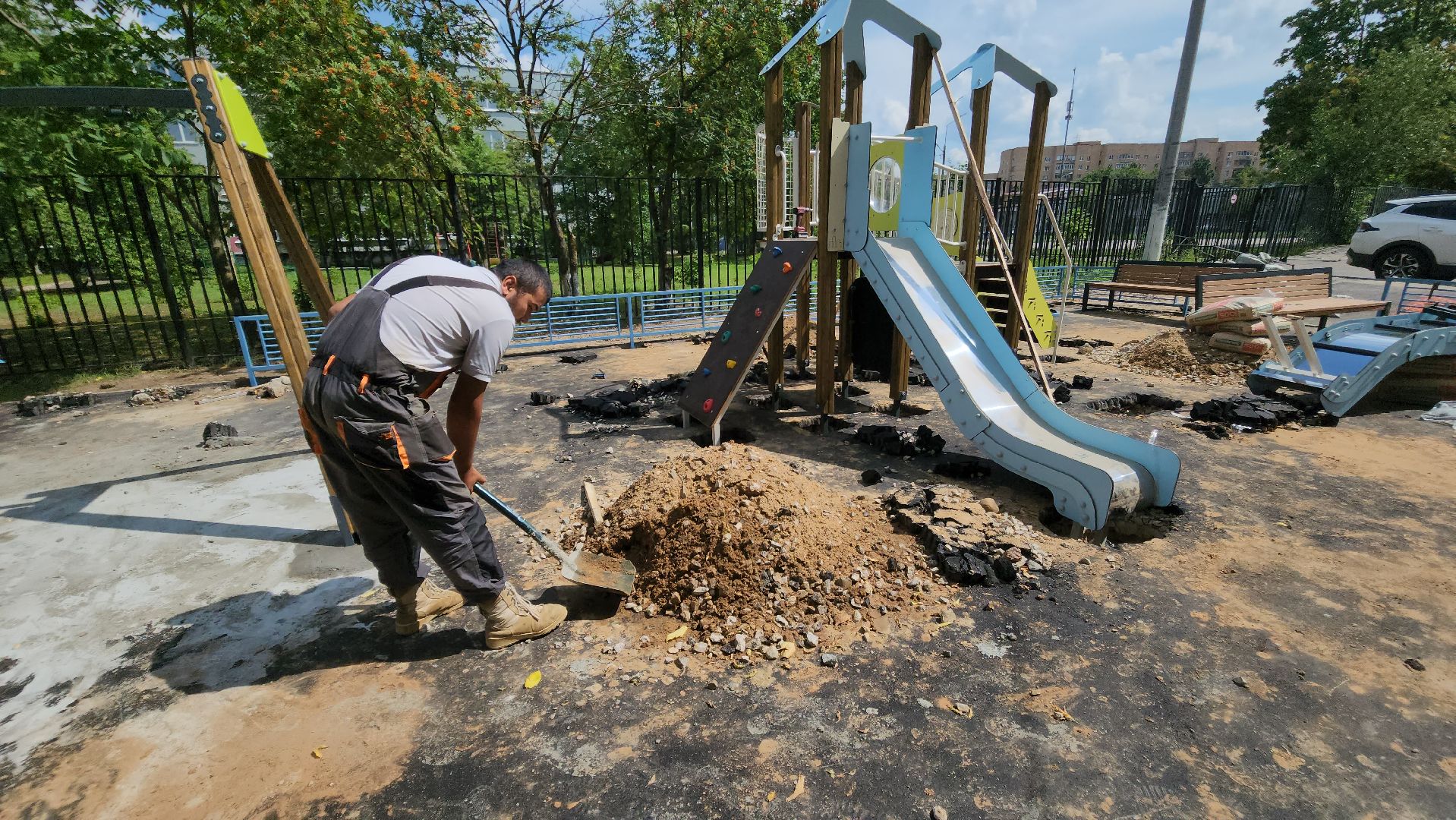 красногорск, детская площадка, благоустройство,