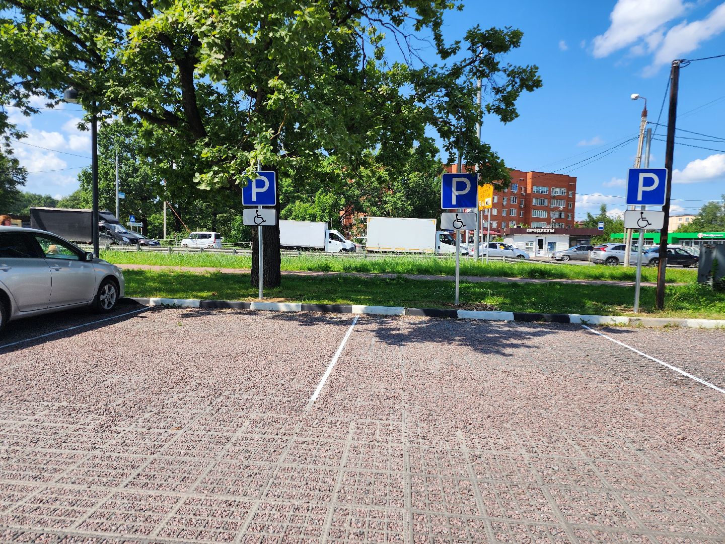 фрязино, лесопарк, парковка для инвалидов, благоустройство,