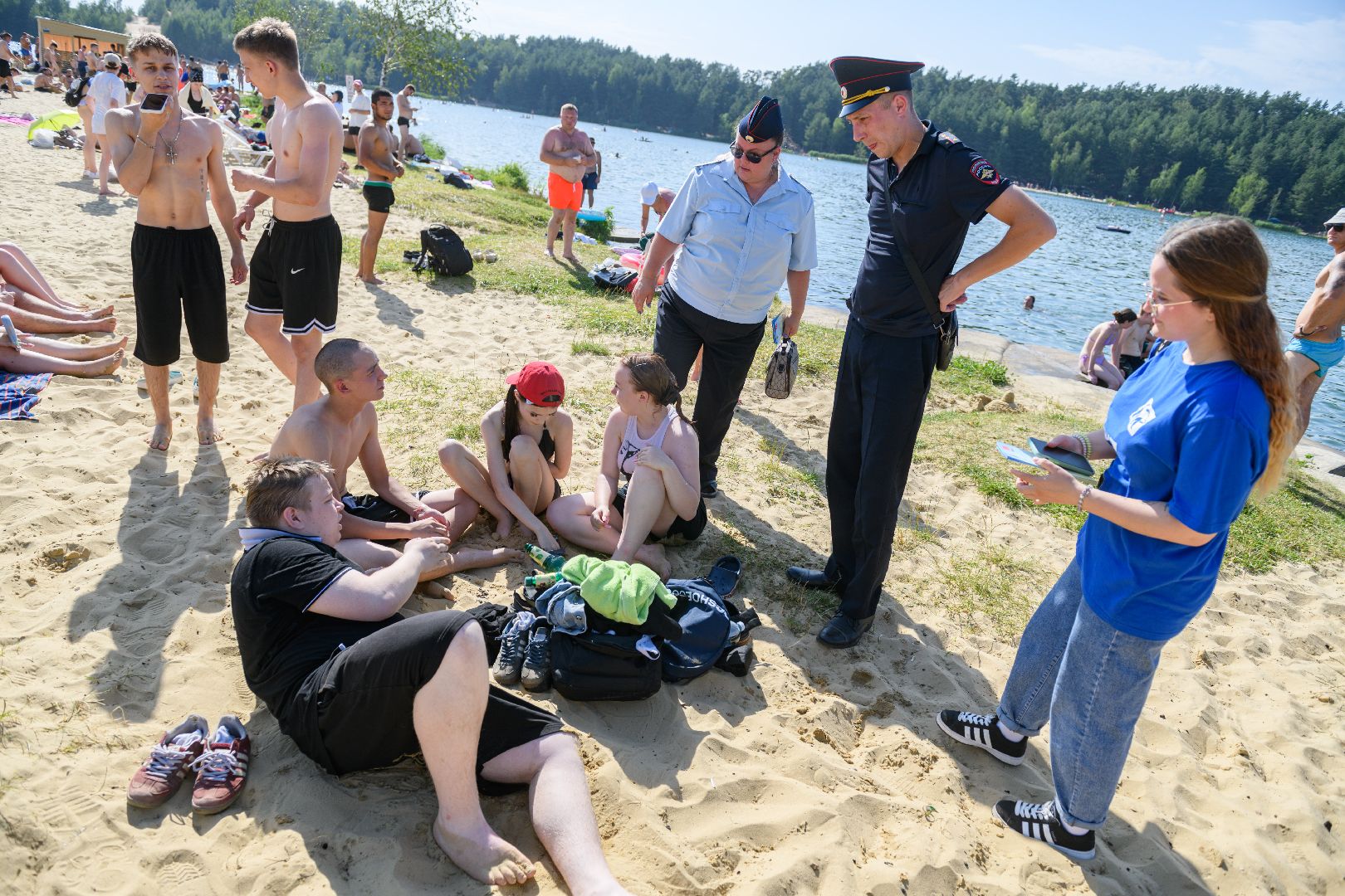 общество, карьер волкуша, лыткарино, рейд по безопасности купающихся, безопасность на воде,