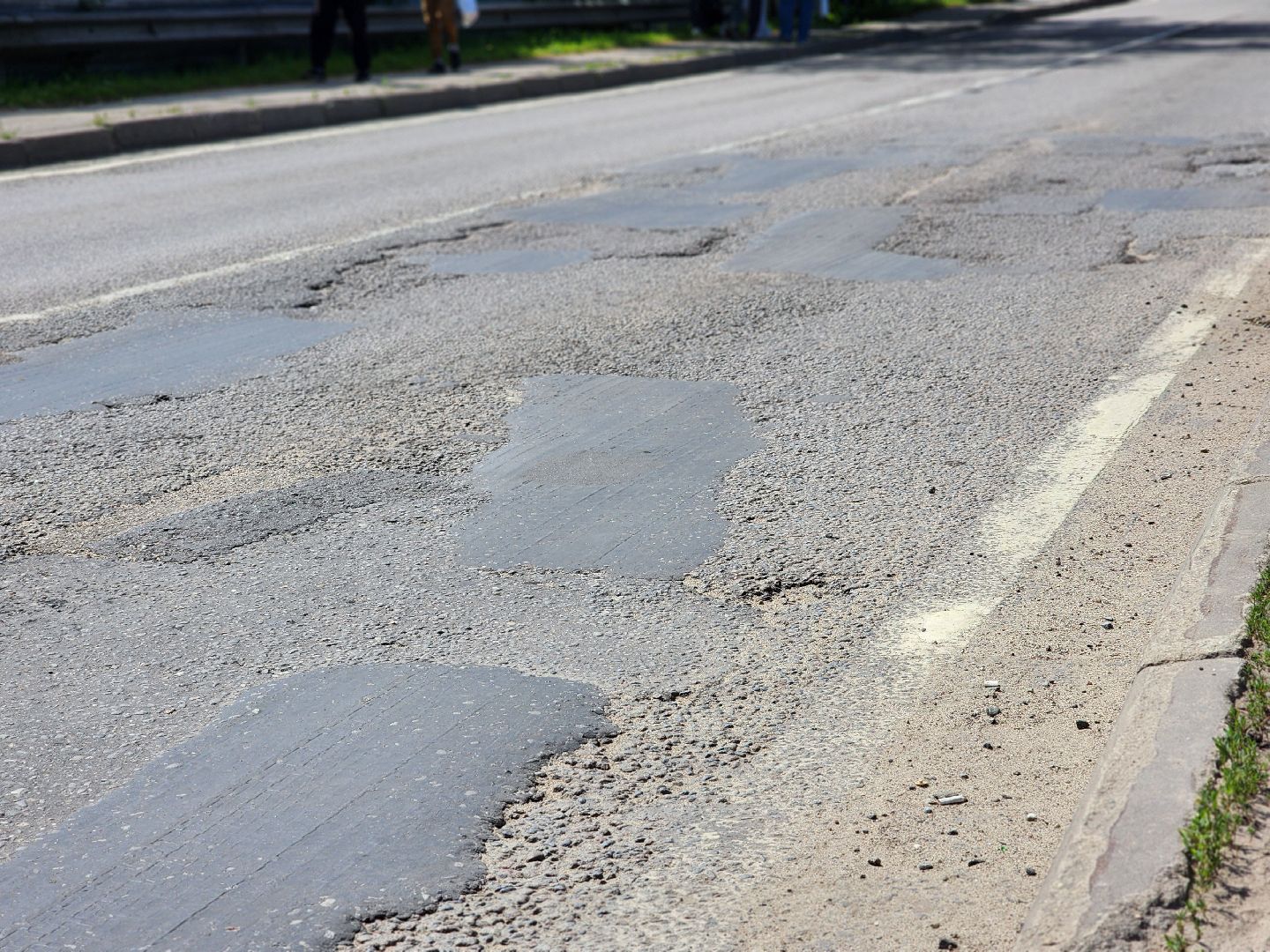 софрино, улица тютчева, ремонт дороги, новый тротуар,