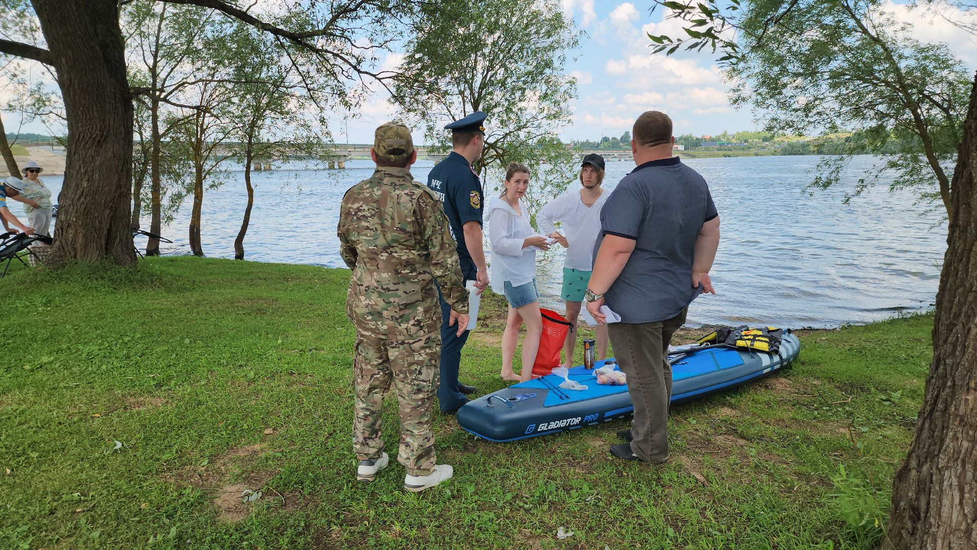 Руза , Безопасность на воде, сапбординг, Пляжи Рузы, озернинское водохранилище, МЧС,