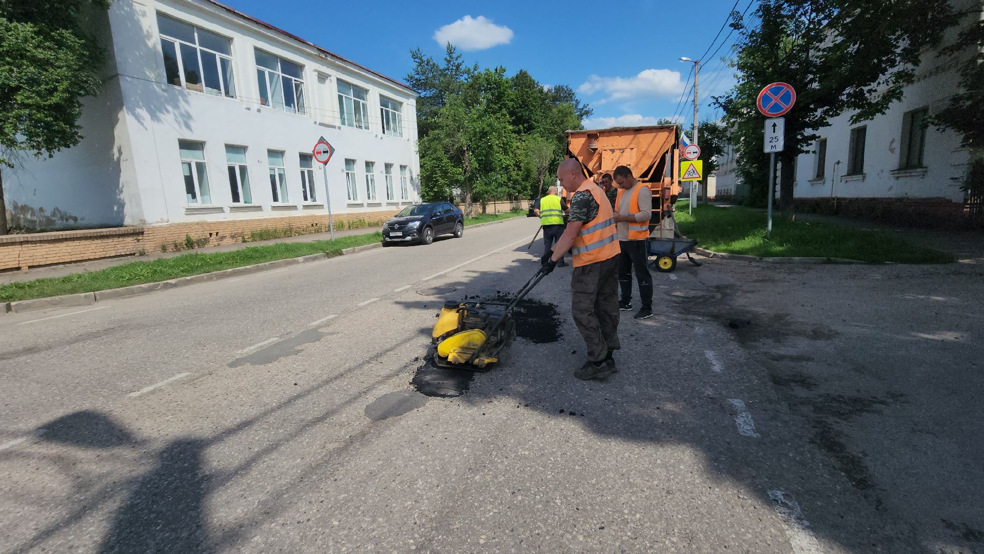 волоколамск, ямочный ремон, ремонт дорог,