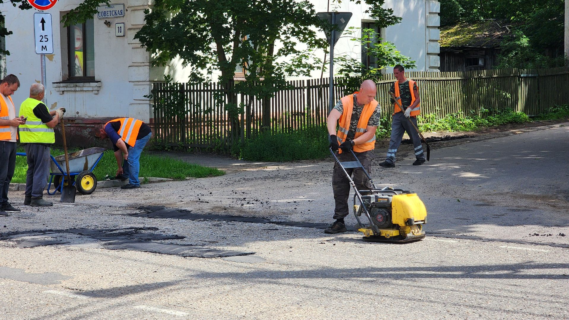 волоколамск, ямочный ремон, ремонт дорог,