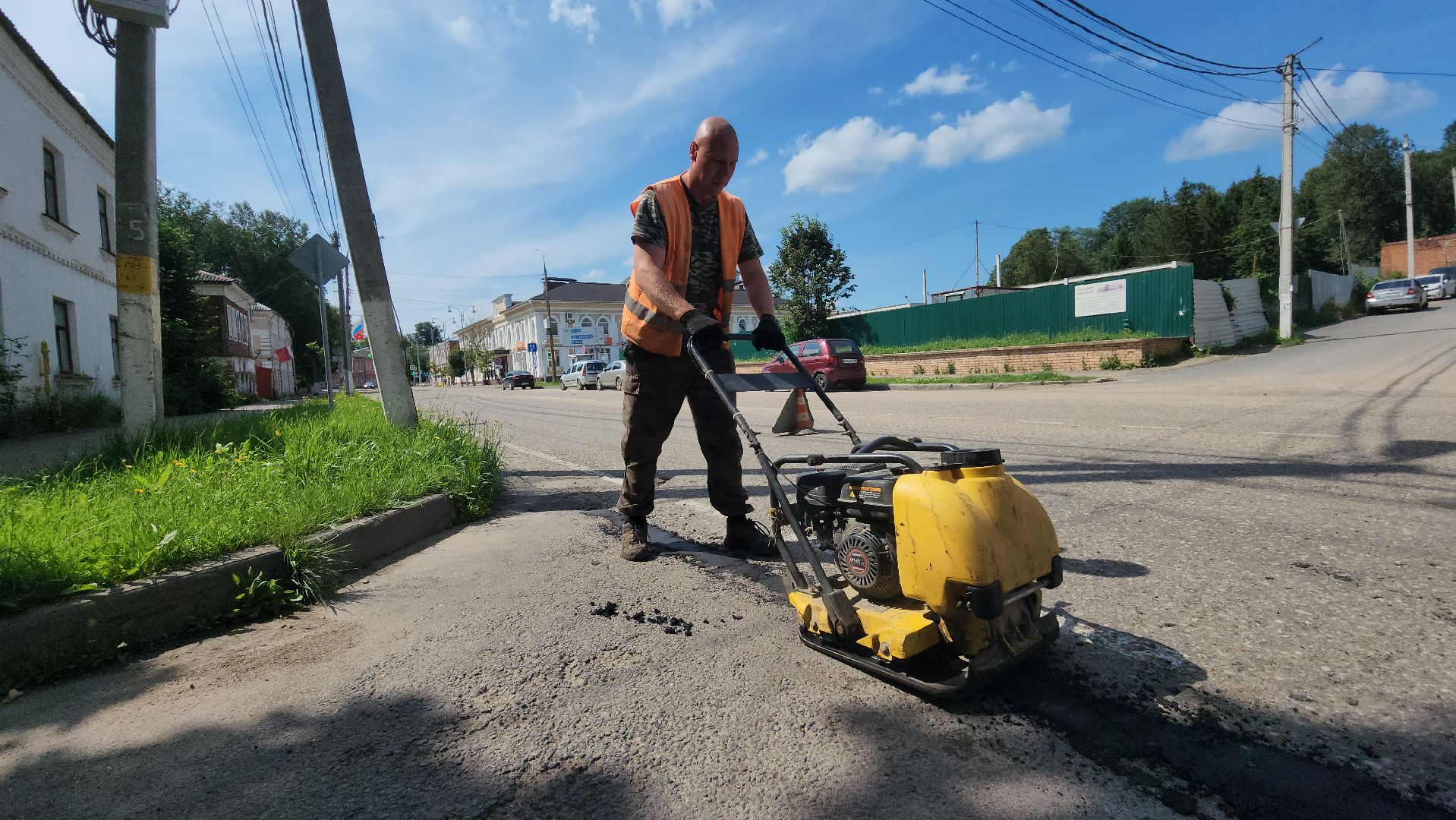 волоколамск, ямочный ремон, ремонт дорог,