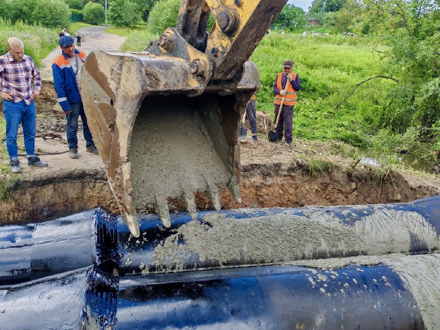 наро-фоминский городской округ, разрушенный мост , Последствие стихии,