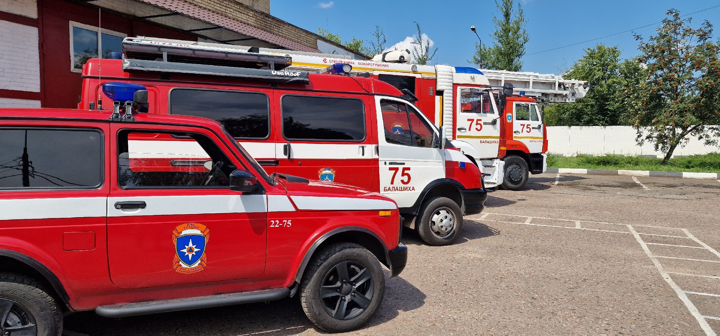 Ольга Варвус, Балашиха, пожарно-спасательная часть 75 балашиха,