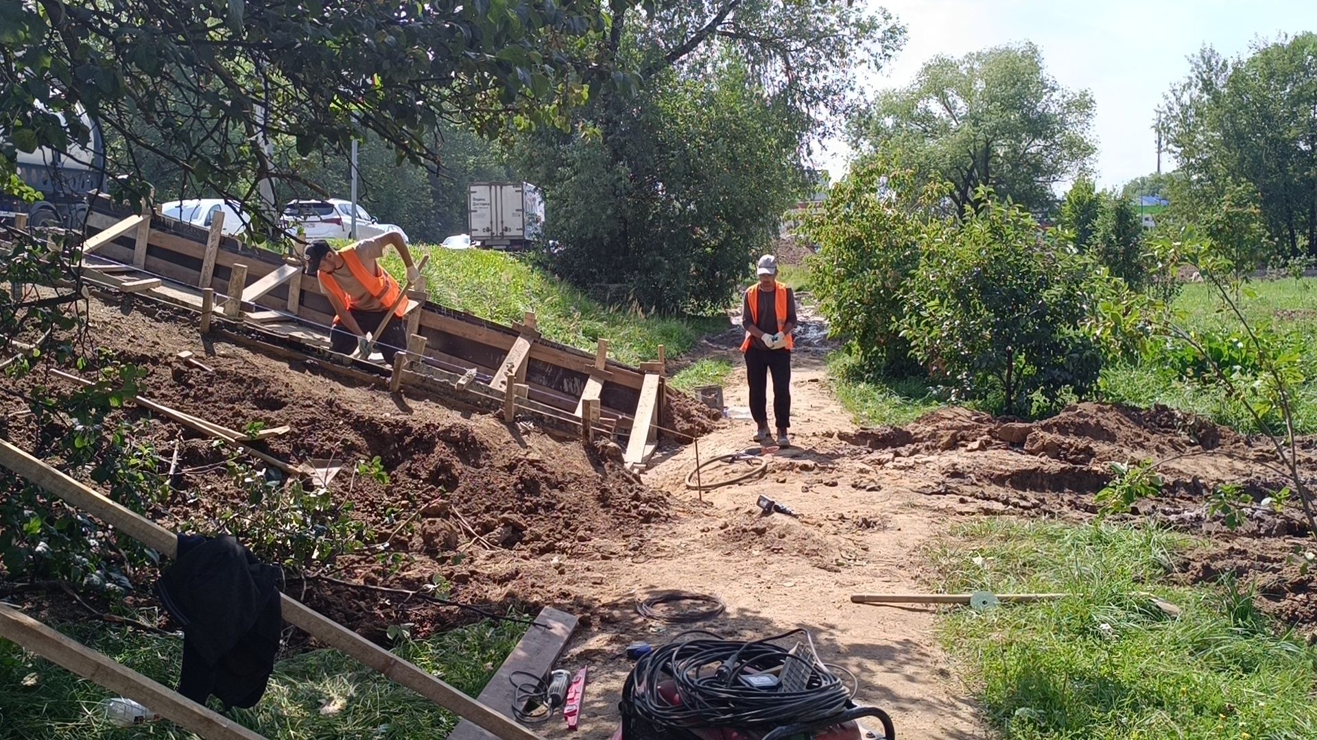 парк, реконструкция, лобня,