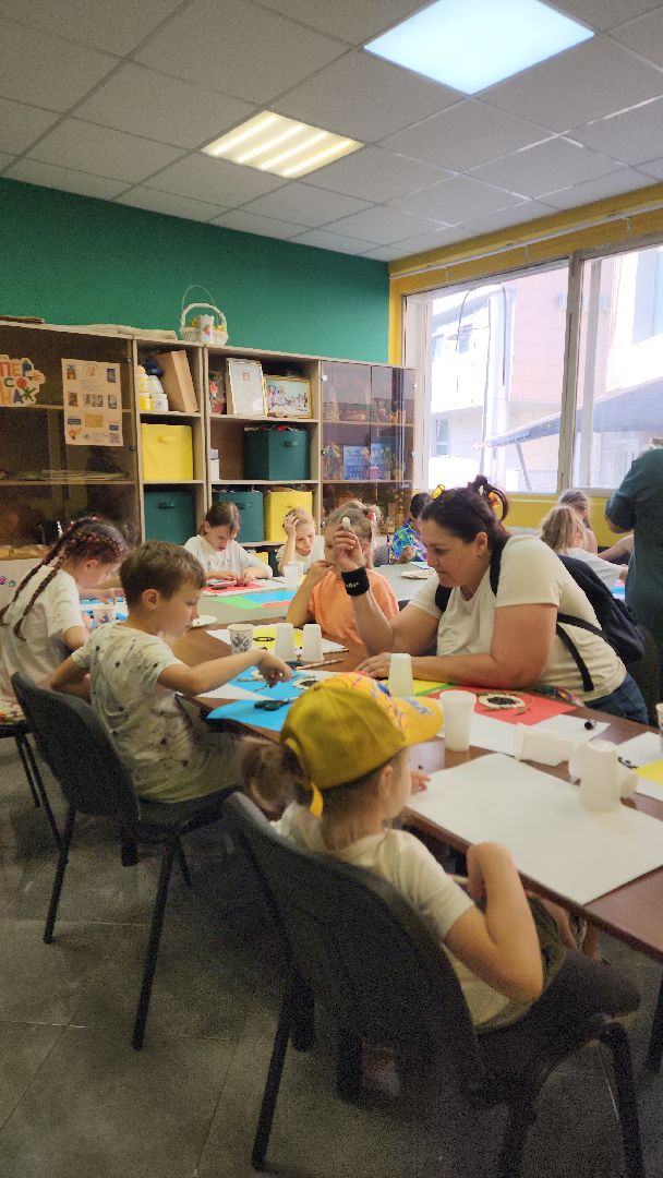 вертикалки, ивантеевка, досуг детей, досуг детей летом, мастер-класс, подсолнух, аппликация,