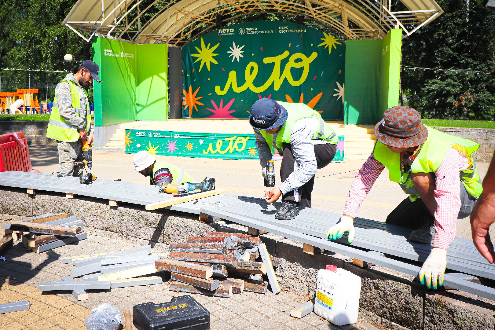 клин, благоустройство, парки подмосковья,