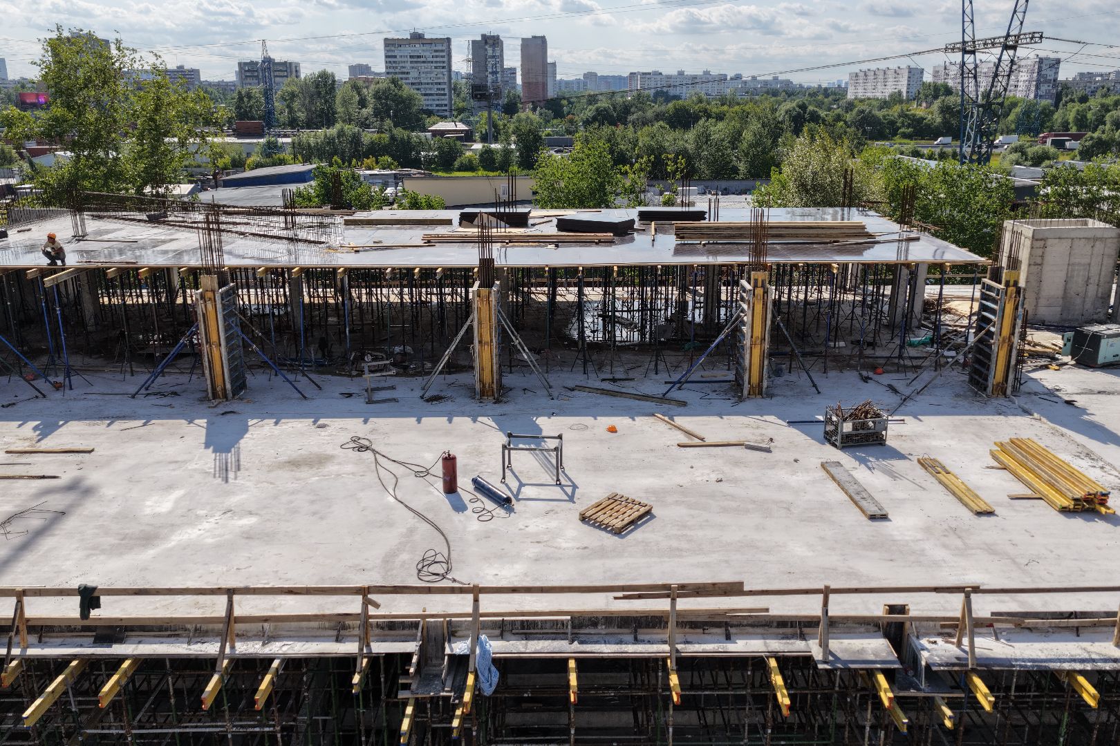 видео с коптера, спорт в реутове, стадион старт, академия вратарского мастерства,