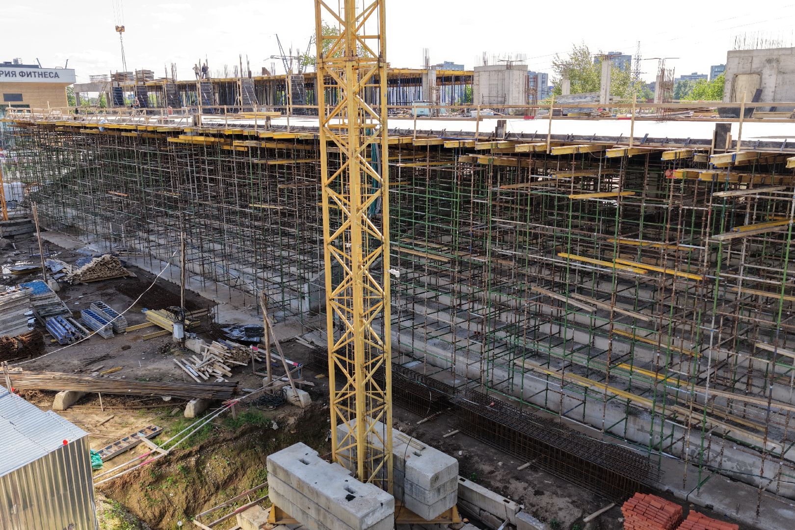 видео с коптера, спорт в реутове, стадион старт, академия вратарского мастерства,