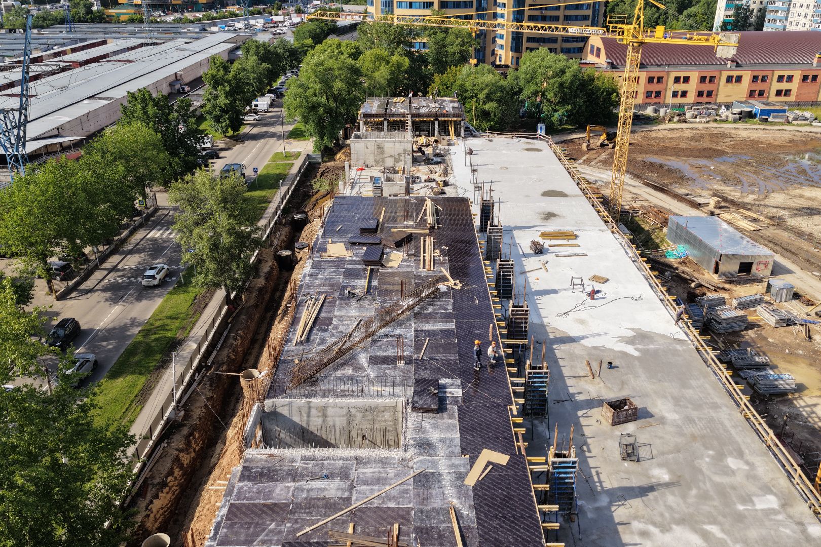 видео с коптера, спорт в реутове, стадион старт, академия вратарского мастерства,