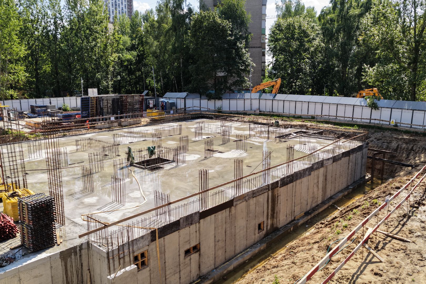 видео с коптера, детский сад реутов, жк evo реутов,