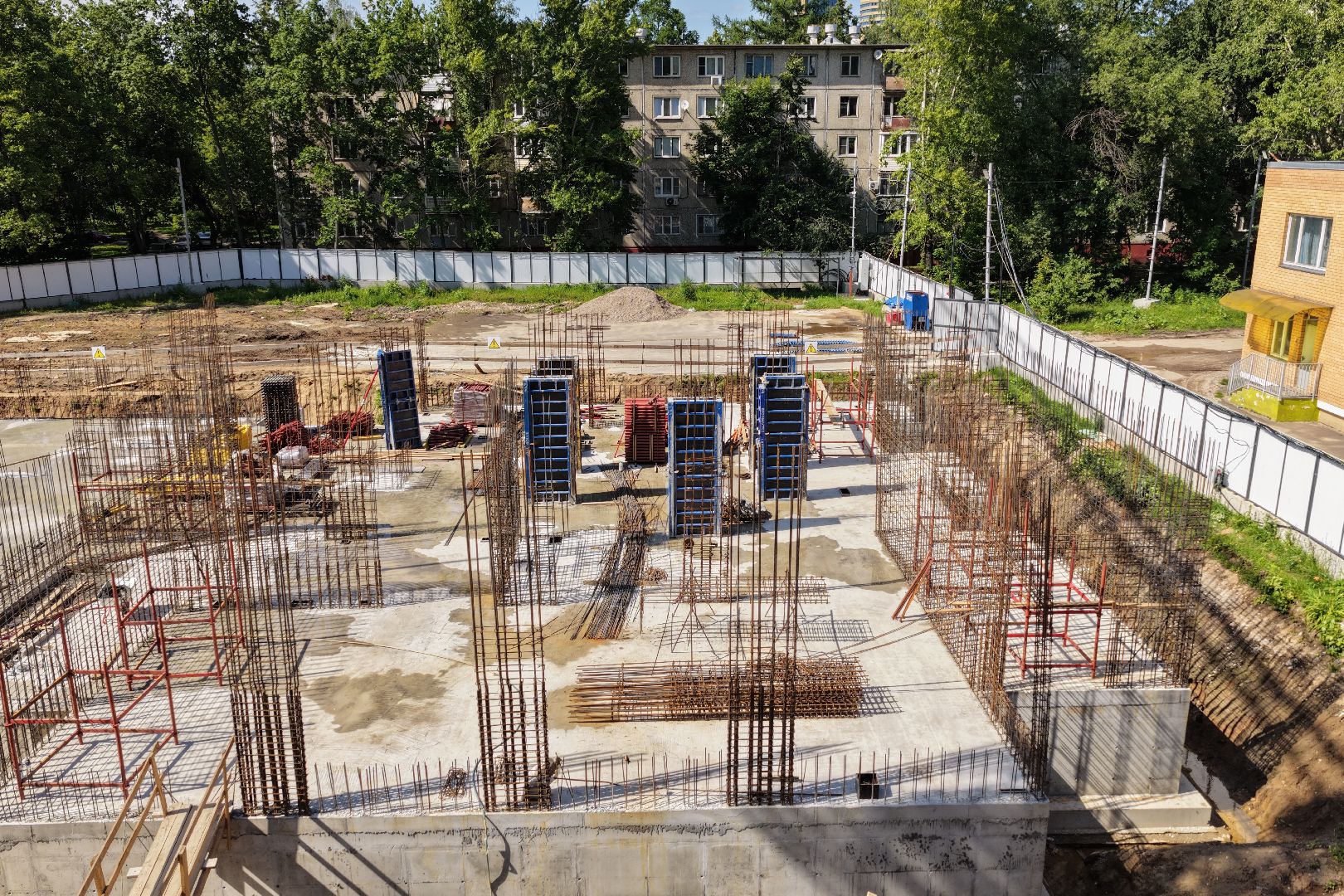 видео с коптера, детский сад реутов, жк evo реутов,