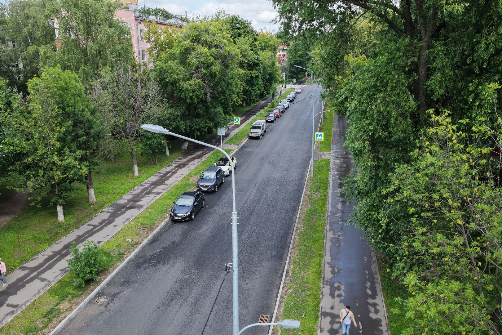 видео с коптера, реконструкция проспекта мира реутов, проспект мира реутов,