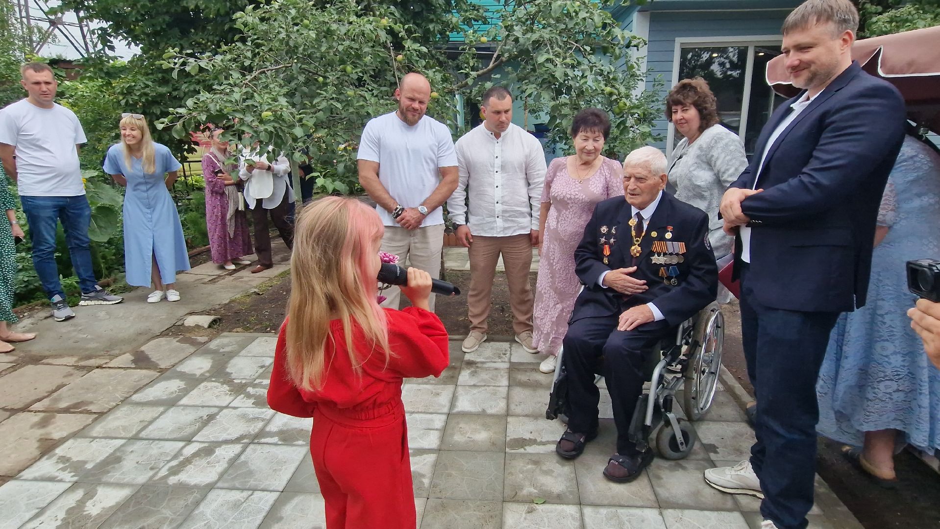 серпухов, ветеран вов николай козлов, 100 лет ветерану вов, снт маяк,