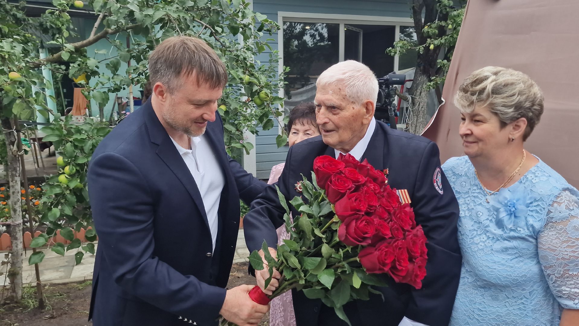 серпухов, ветеран вов николай козлов, 100 лет ветерану вов, снт маяк,