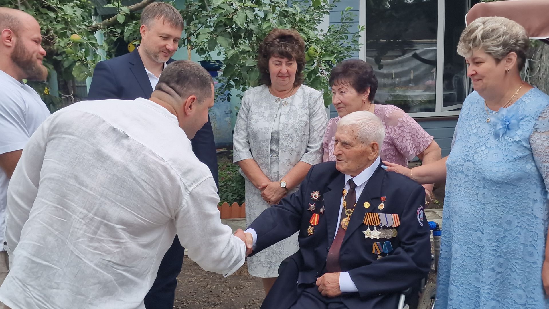 серпухов, ветеран вов николай козлов, 100 лет ветерану вов, снт маяк,