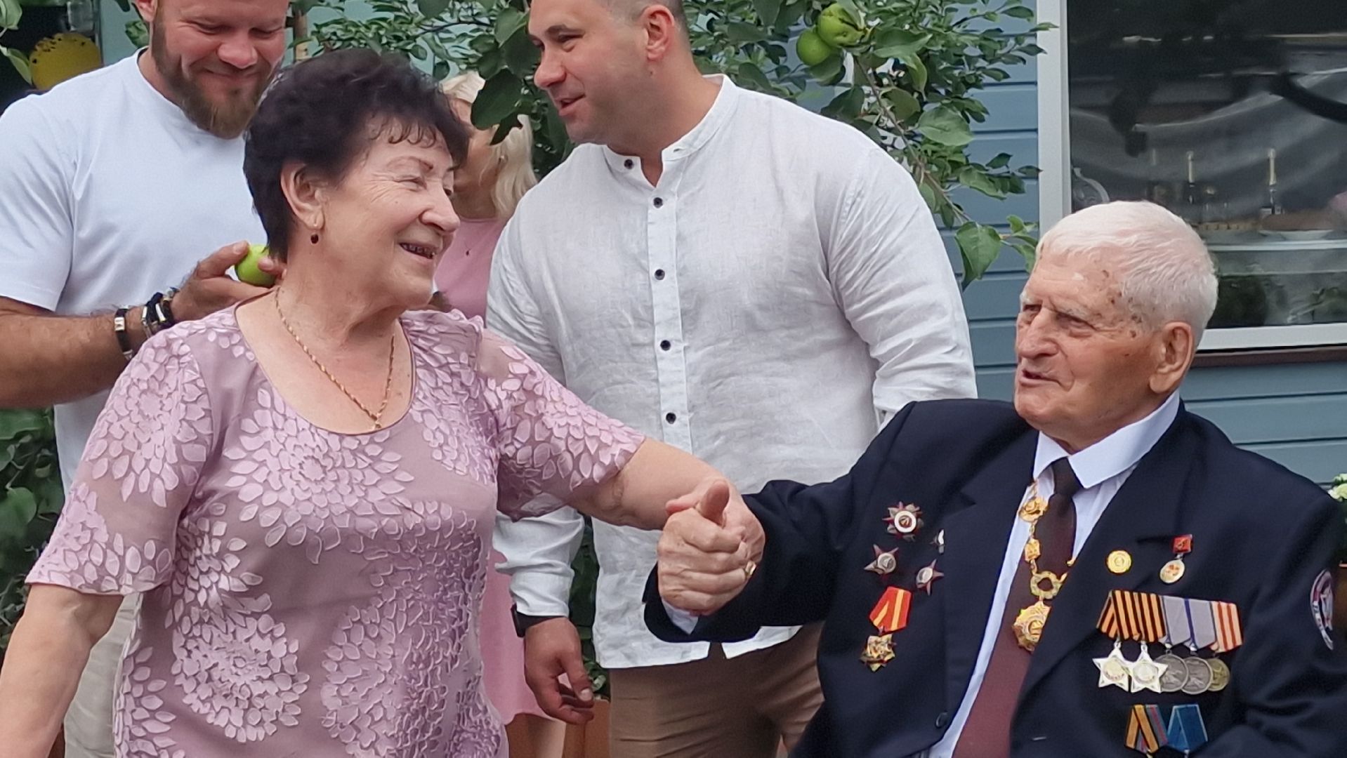 серпухов, ветеран вов николай козлов, 100 лет ветерану вов, снт маяк,