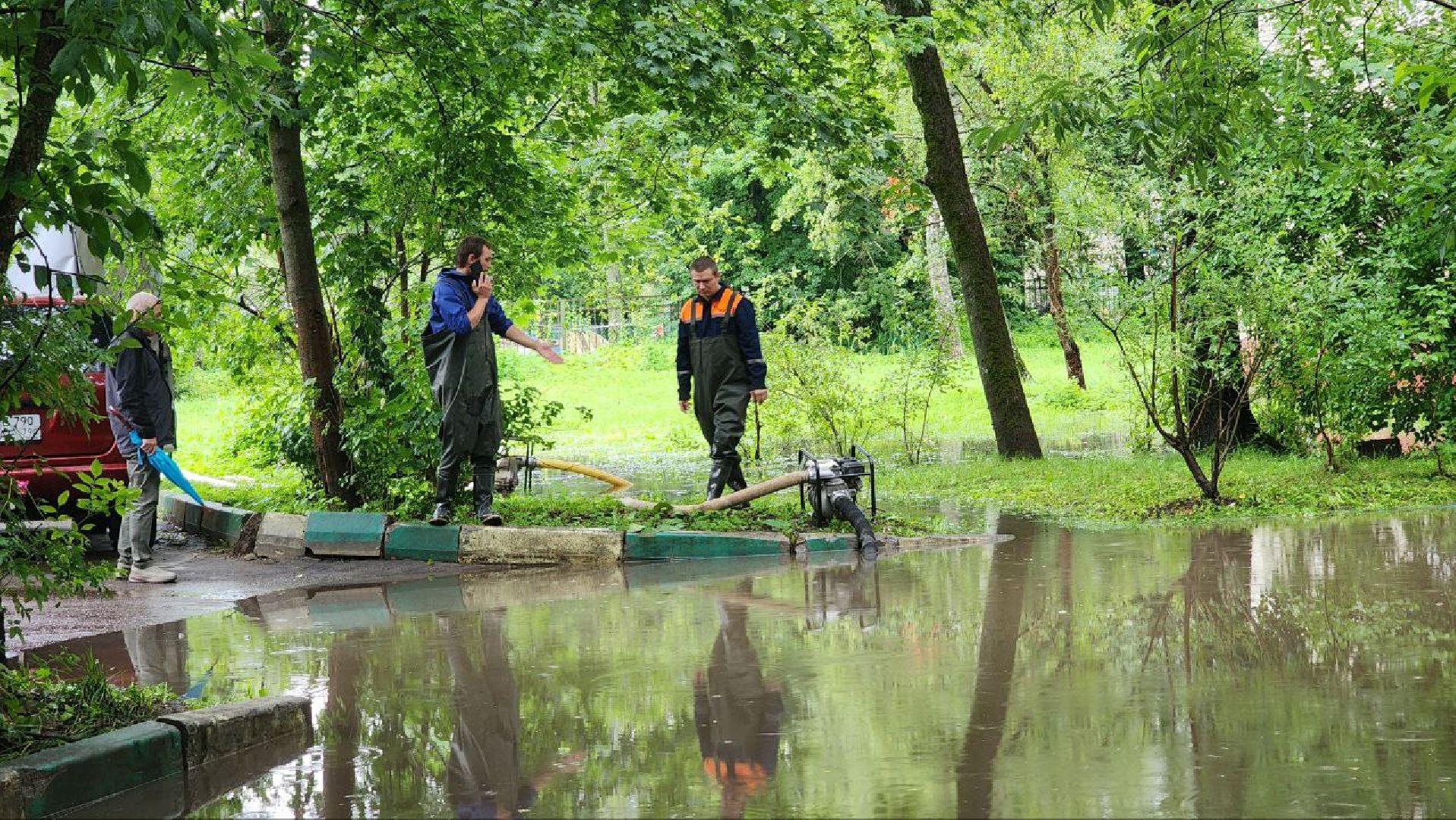 солнечногорск, погода, дождь, устранение последствий,
