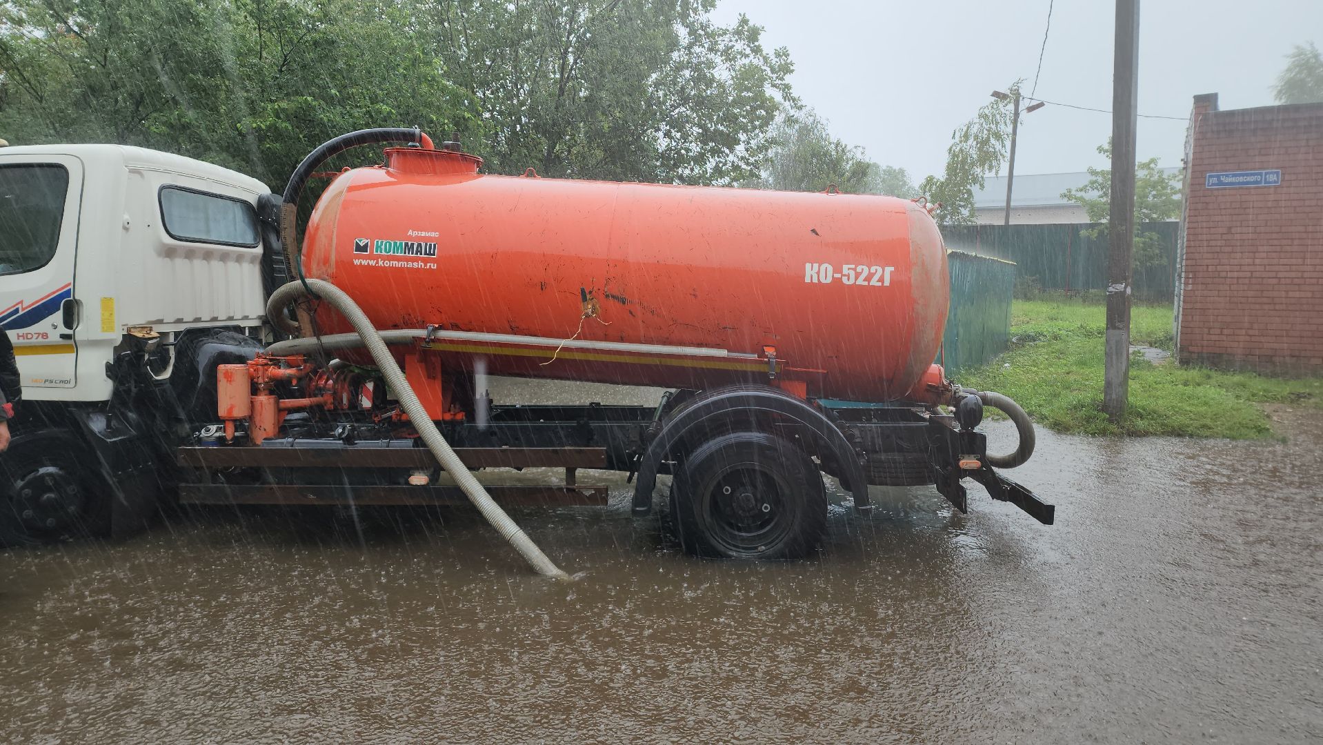 Чп, Ликвидация подтоплений , Ливень, дождь, Циклон, Лобня,