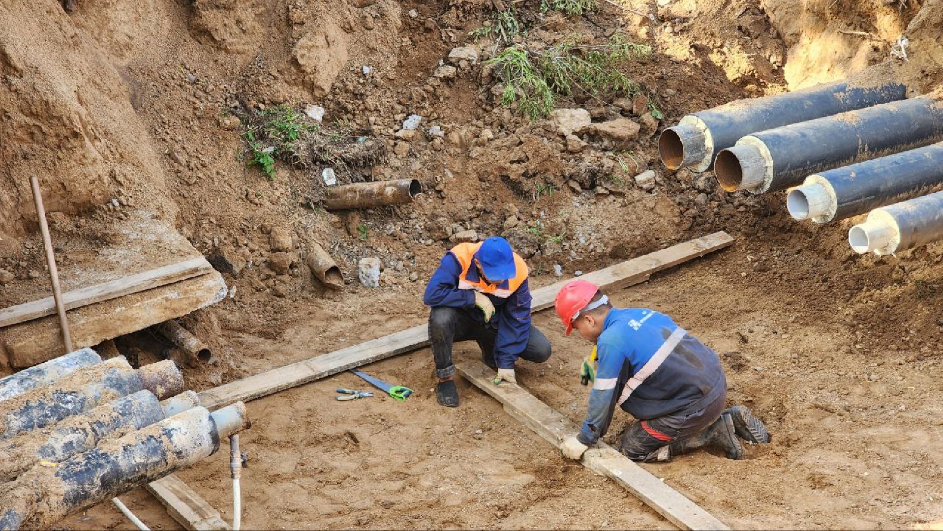 Дмитров, Деденево, Ремонт теплосети, МинЖКХ,