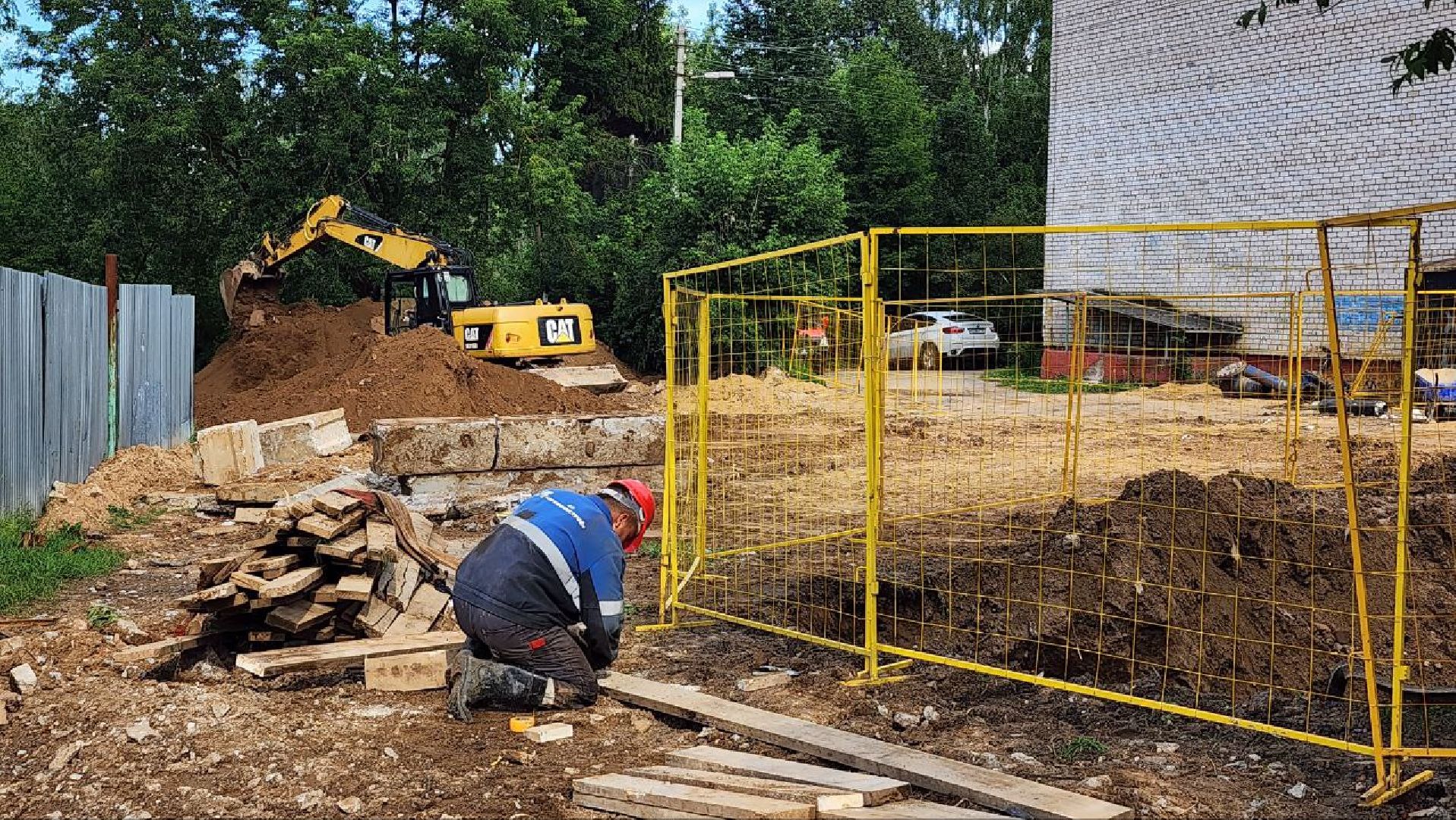 Дмитров, Деденево, Ремонт теплосети, МинЖКХ,
